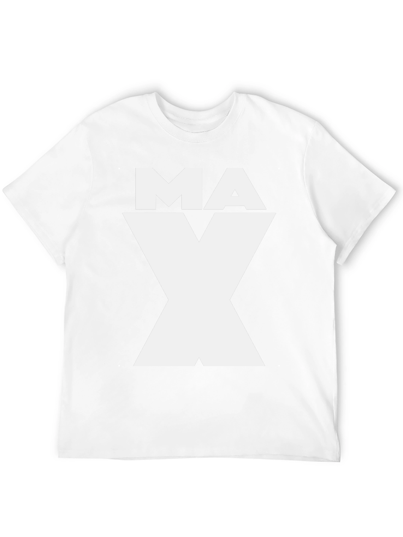 MAX Graphic Tee - Black Cotton Blend Shirt