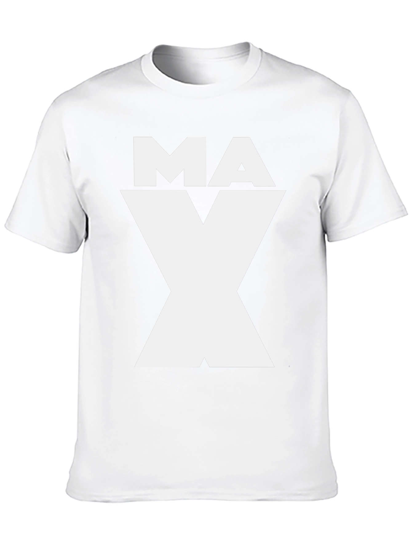 MAX Graphic Tee - Black Cotton Blend Shirt