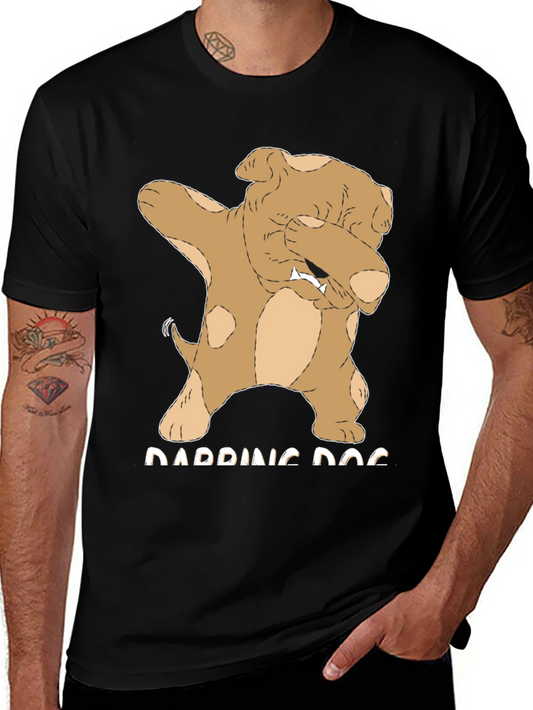 Dabbing Dog Graphic Tee