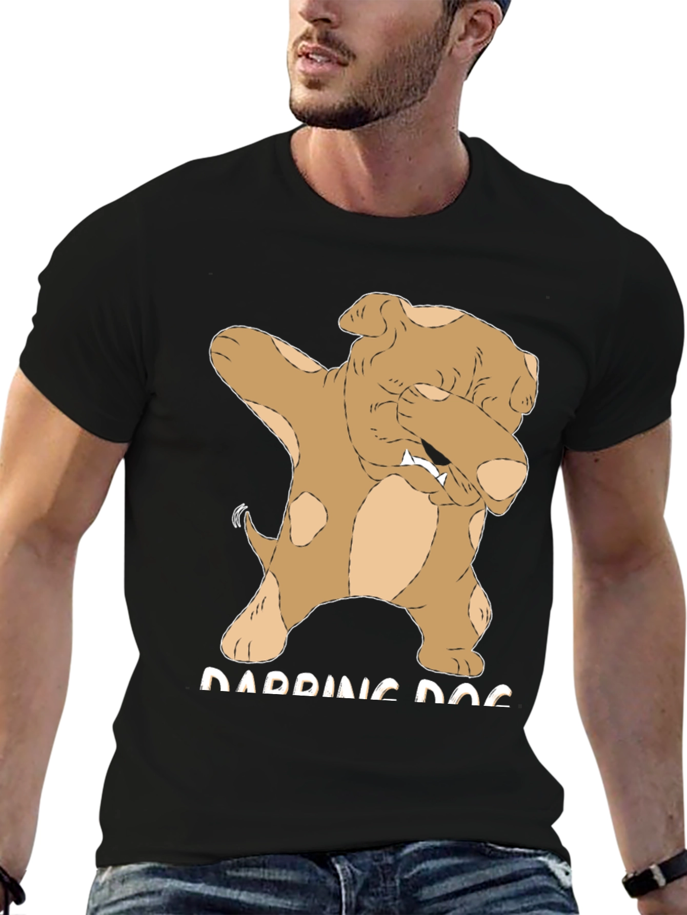 Dabbing Dog Graphic Tee