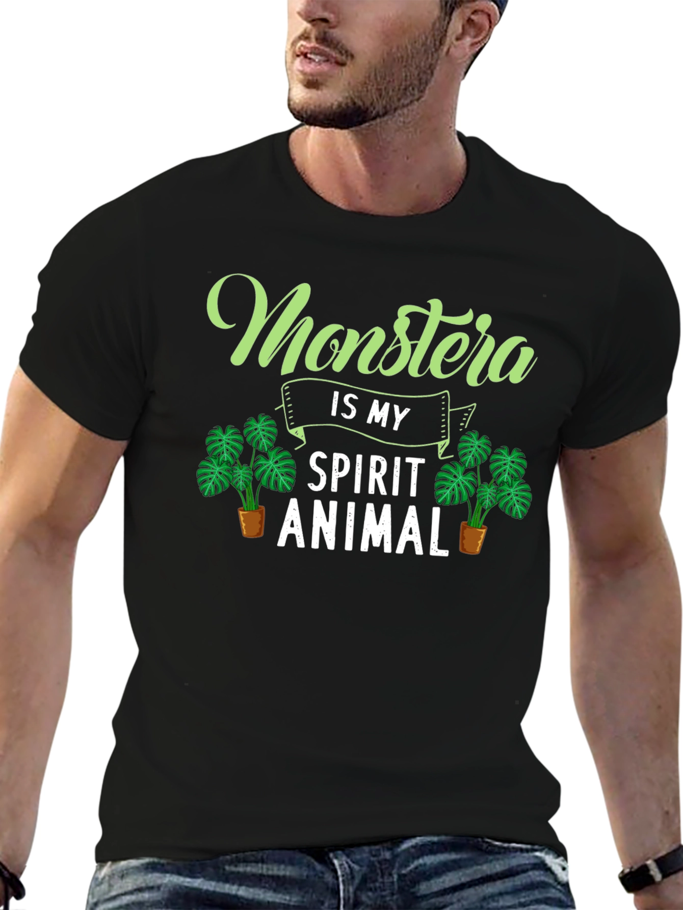 Monstera Spirit Animal Graphic Tee