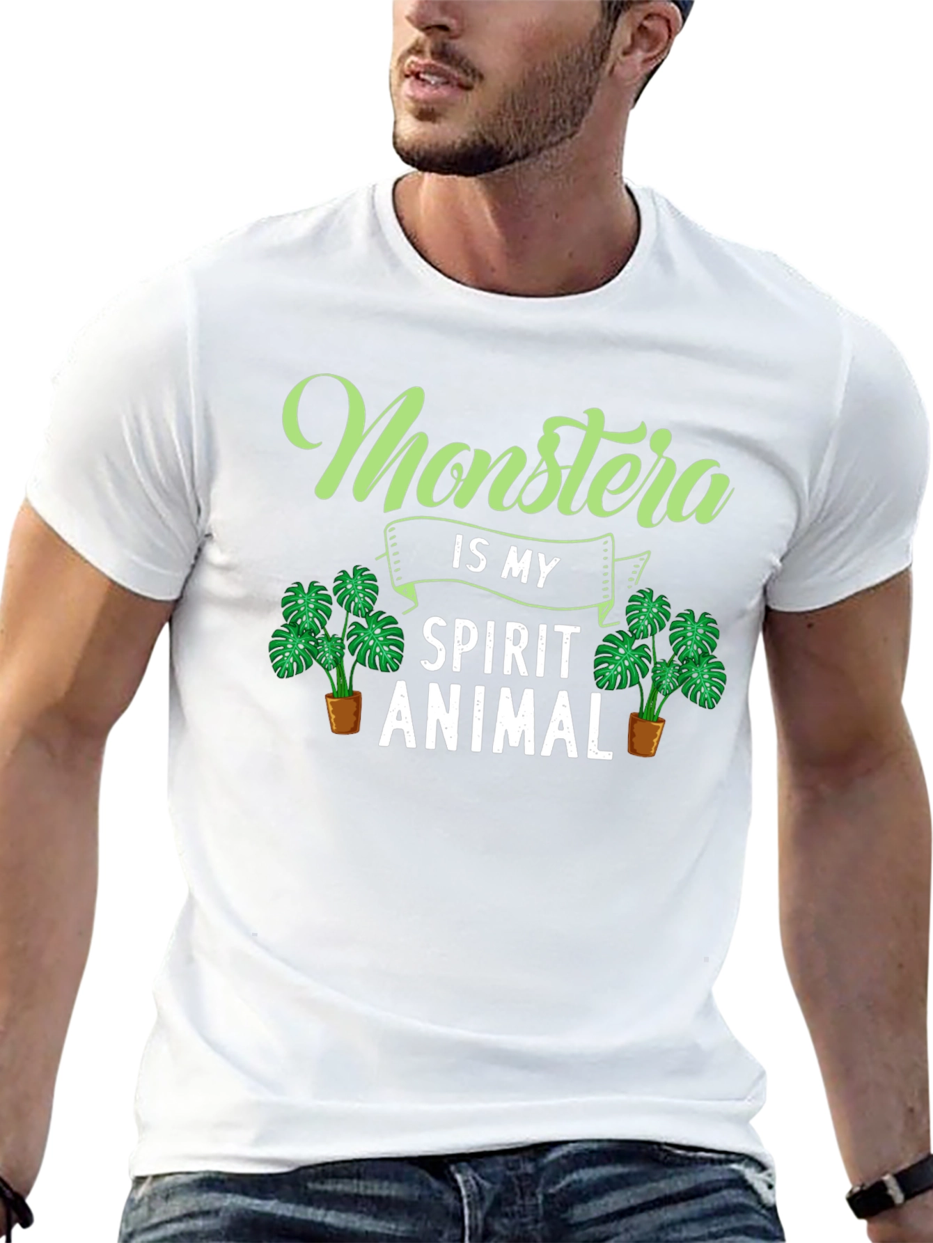 Monstera Spirit Animal Graphic Tee