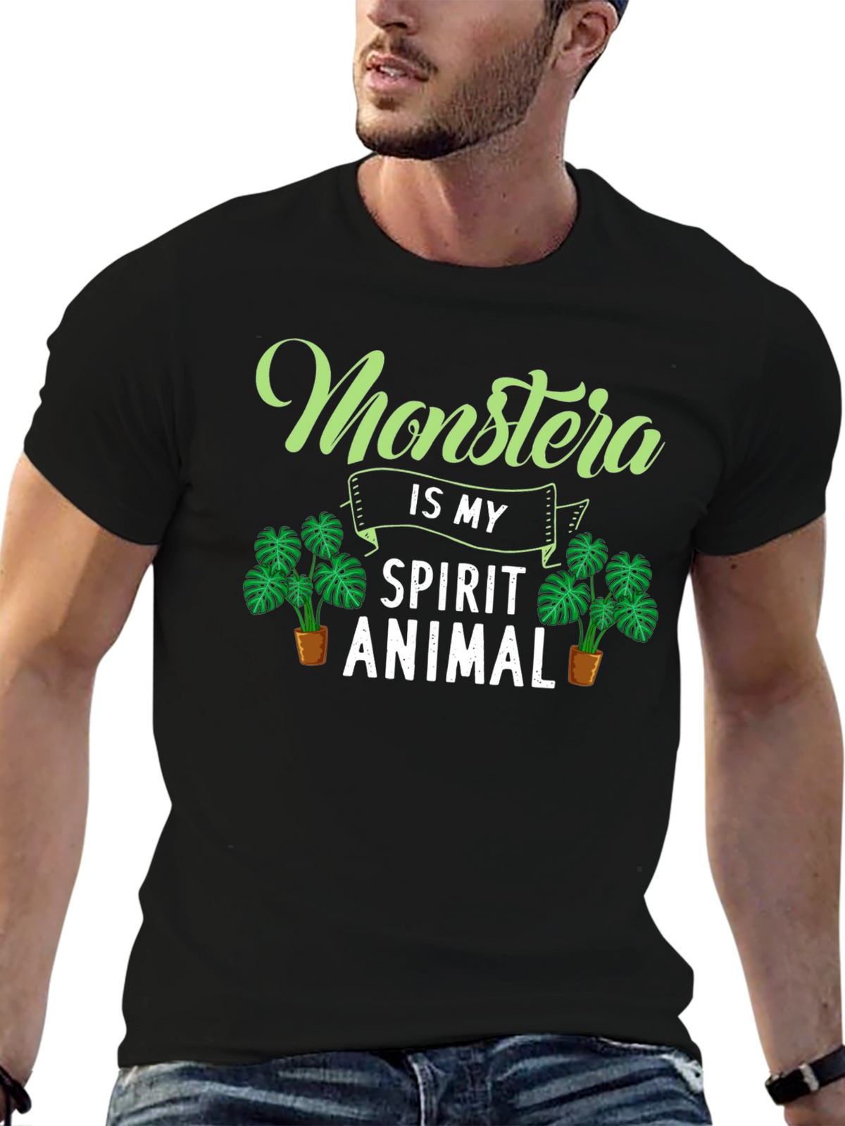 Monstera Spirit Animal Graphic Tee