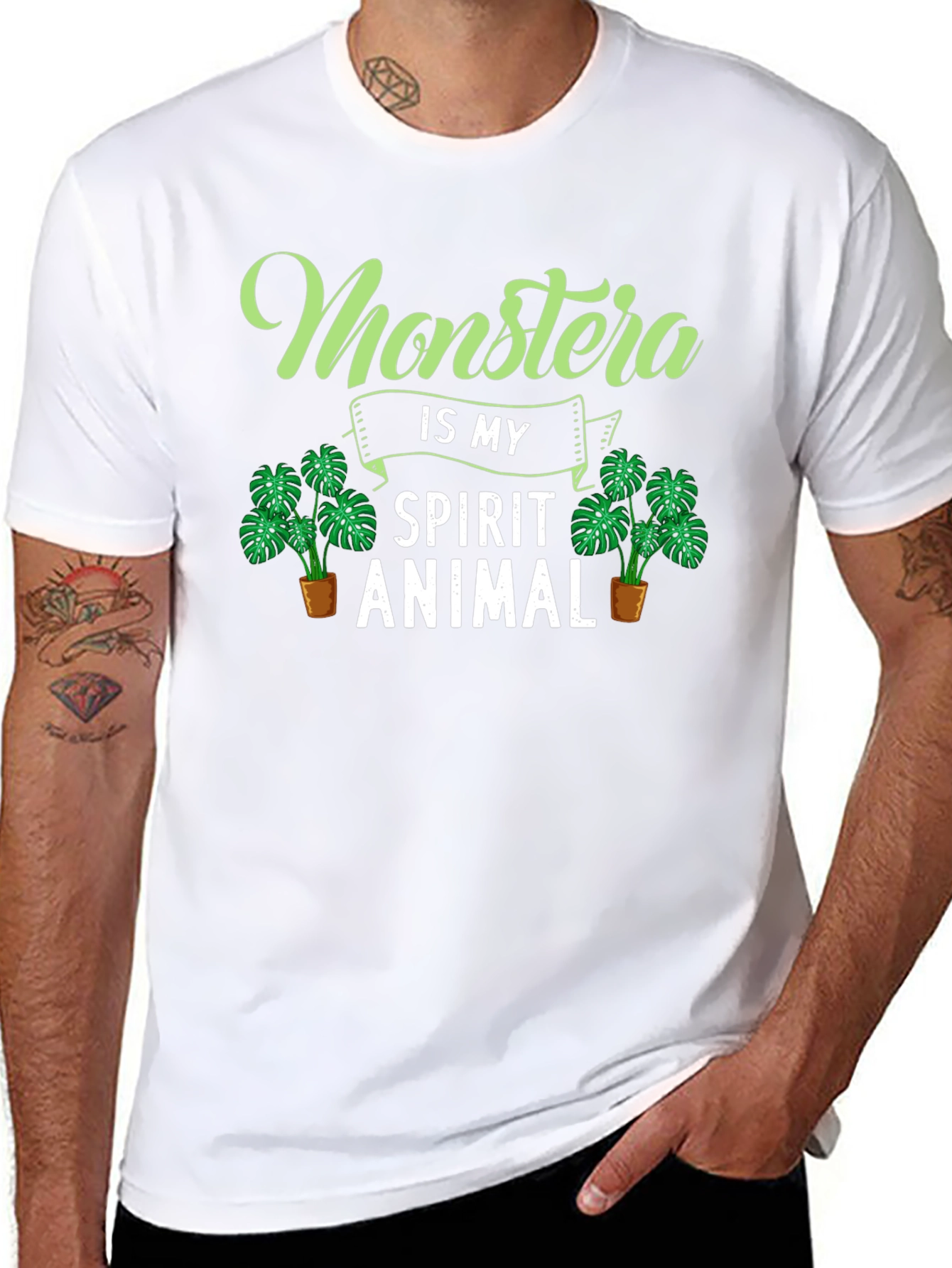 Monstera Spirit Animal Graphic Tee