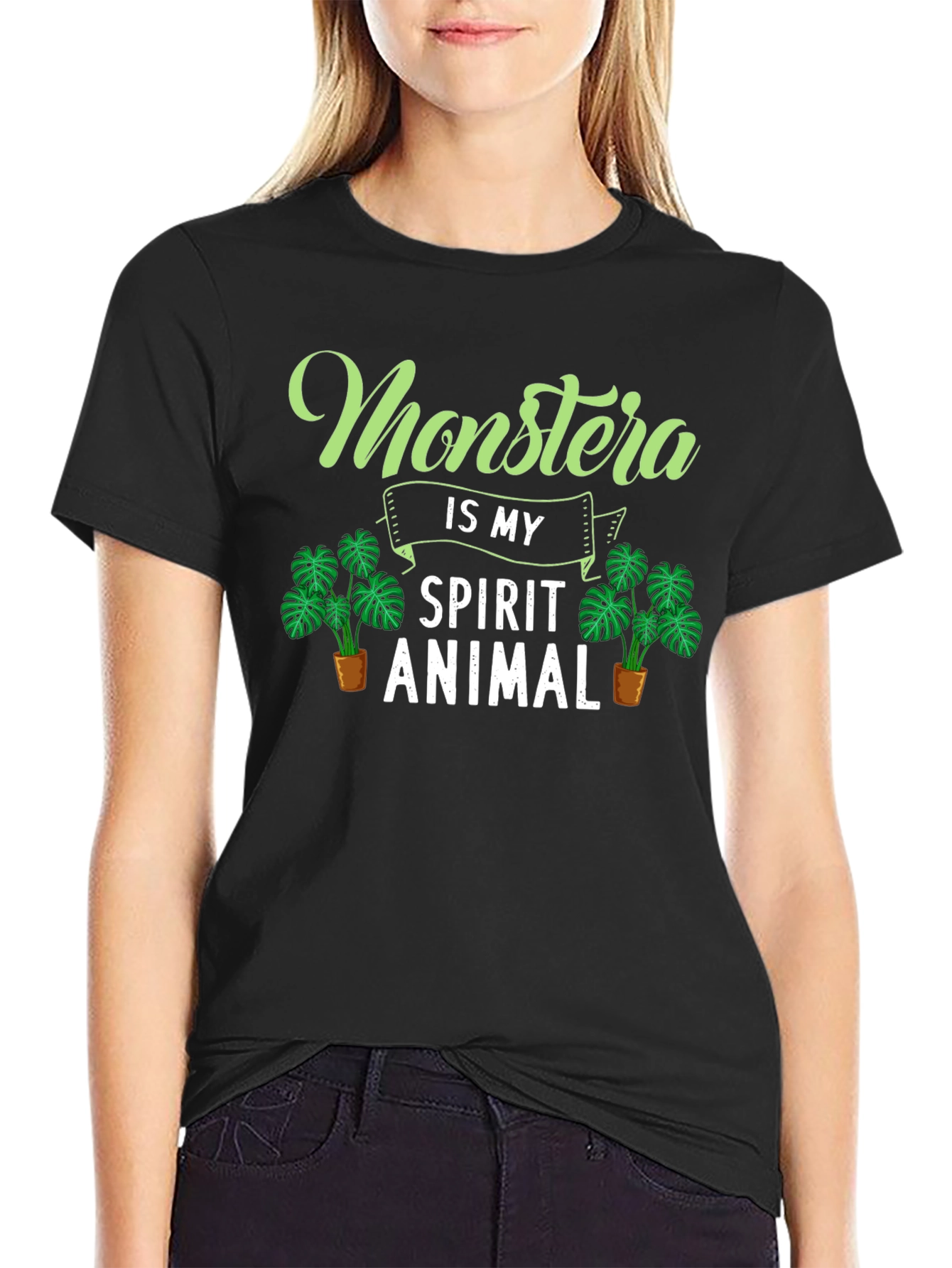 Monstera Spirit Animal Graphic Tee