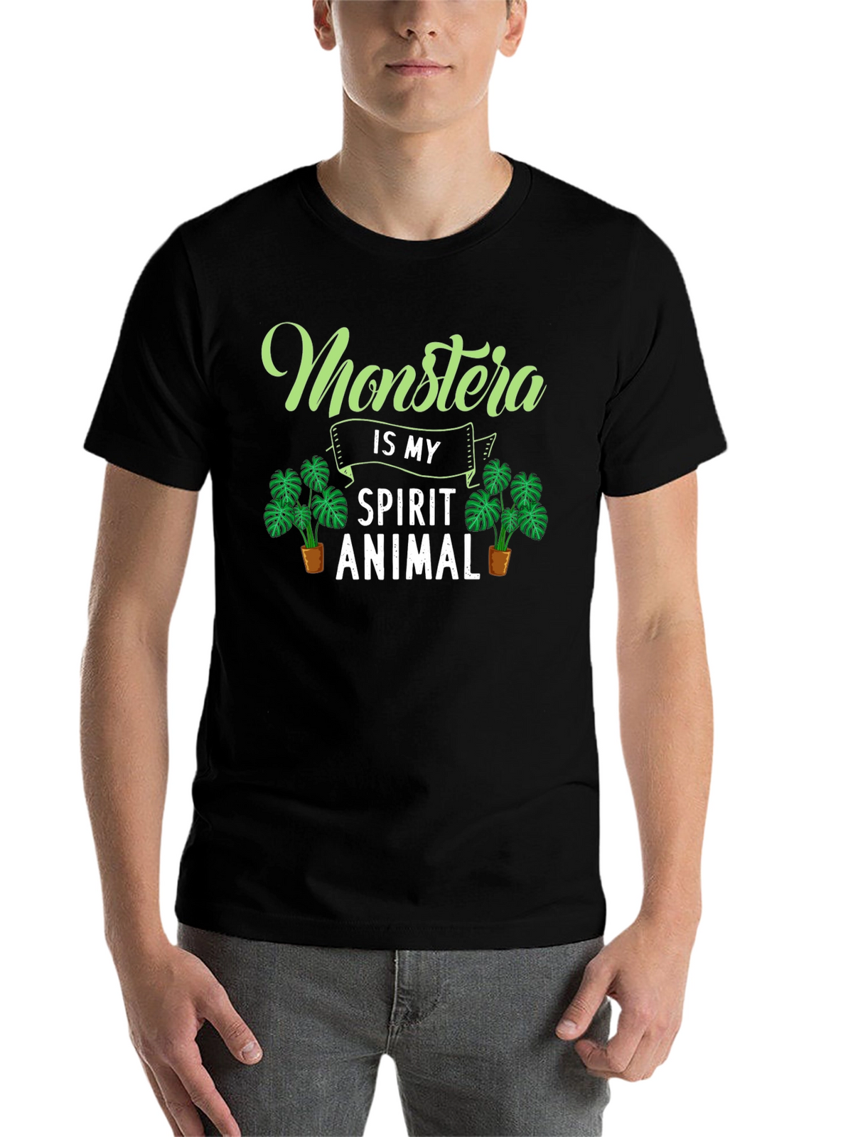 Monstera Spirit Animal Graphic Tee