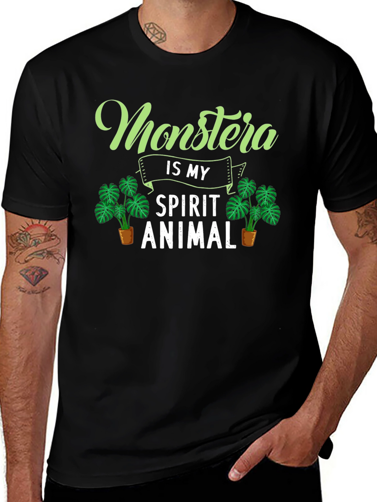 Monstera Spirit Animal Graphic Tee