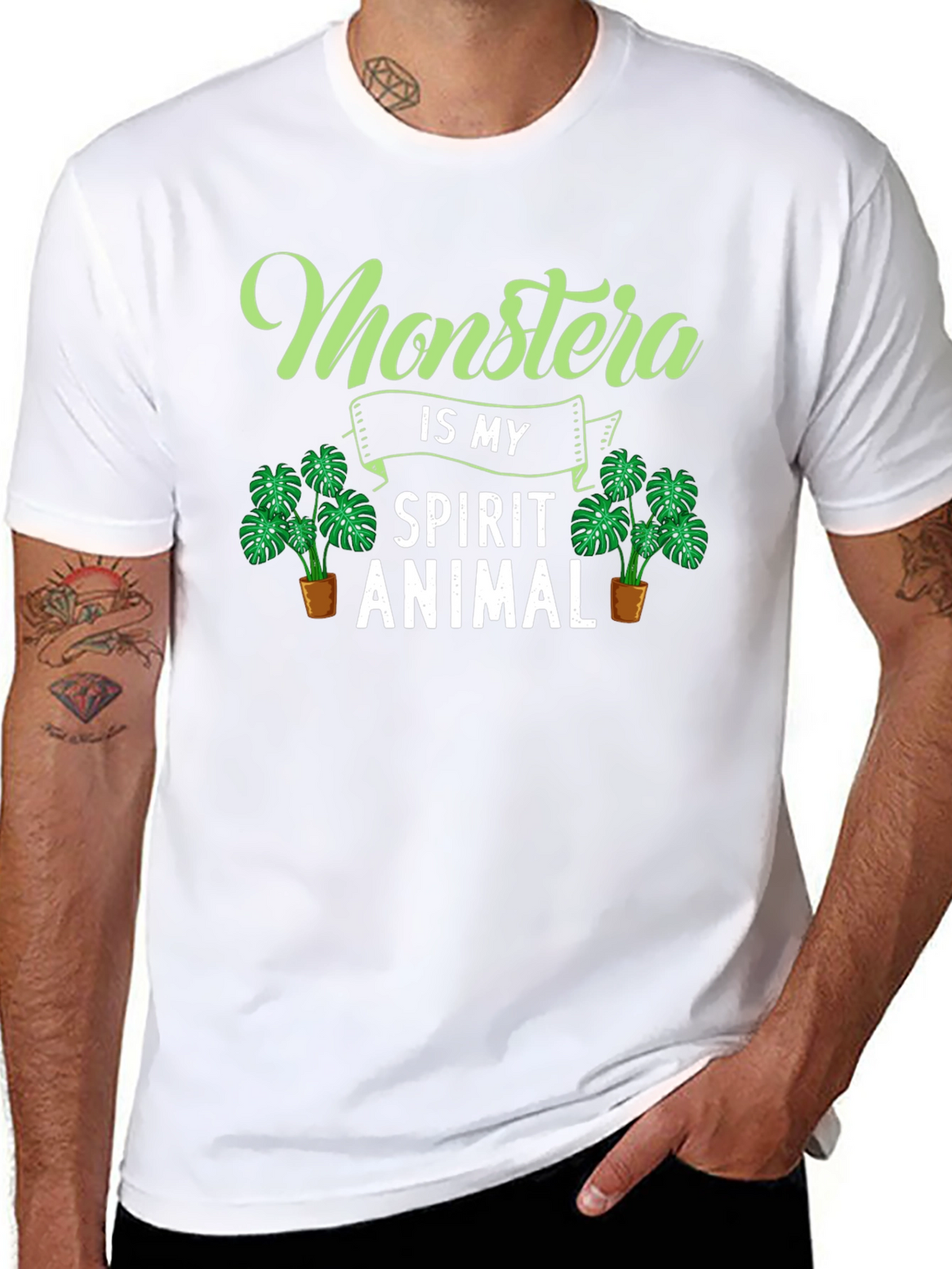 Monstera Spirit Animal Graphic Tee