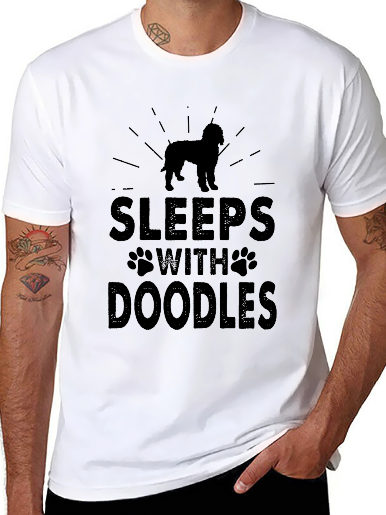 Sleeps with Doodles Graphic Tee