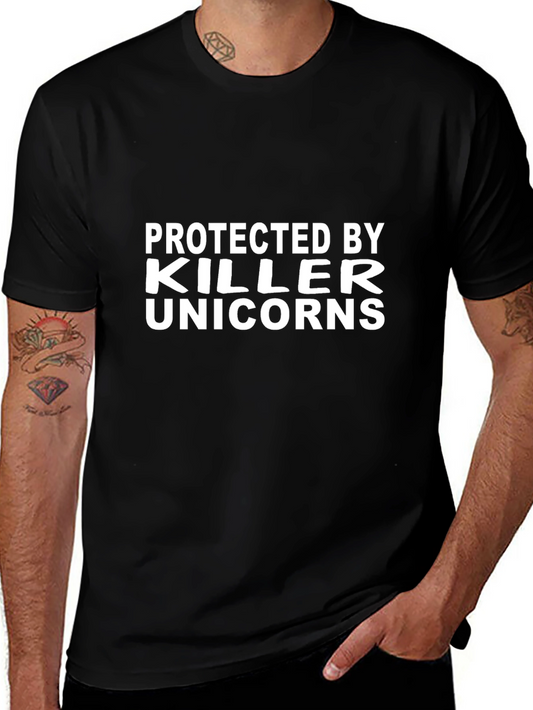 Killer Unicorns Graphic Tee - Mens Black T-Shirt
