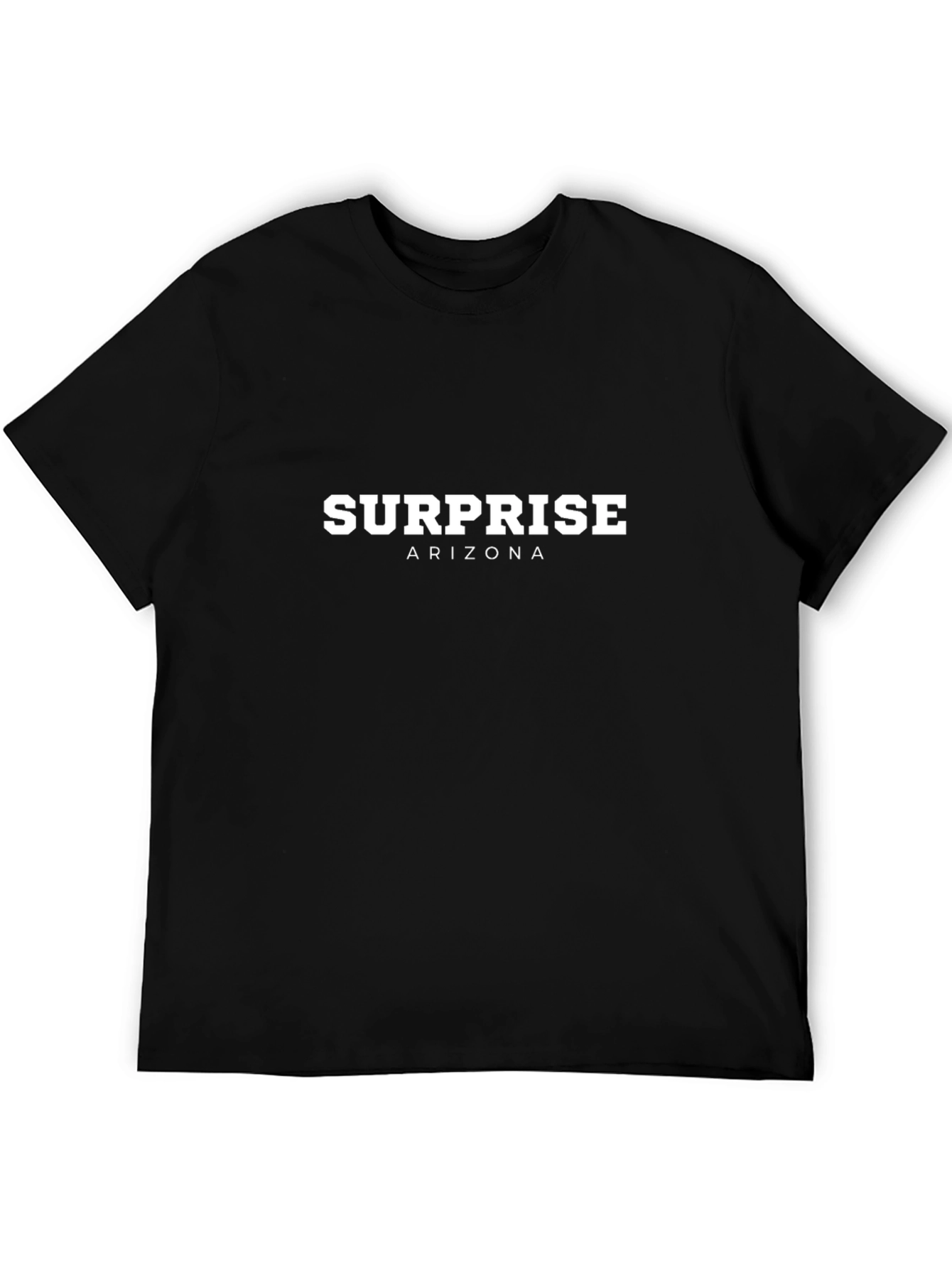 Surprise Arizona Graphic Tee - Black Cotton T-Shirt