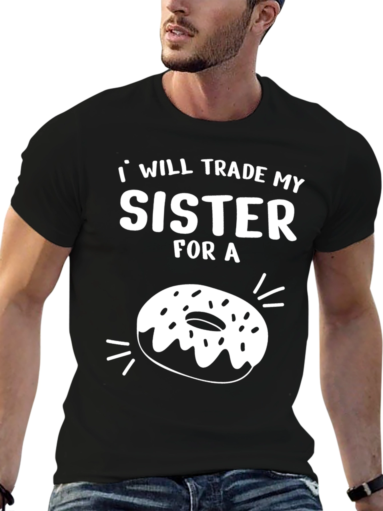 Sister Trade Funny Donut Graphic Tee