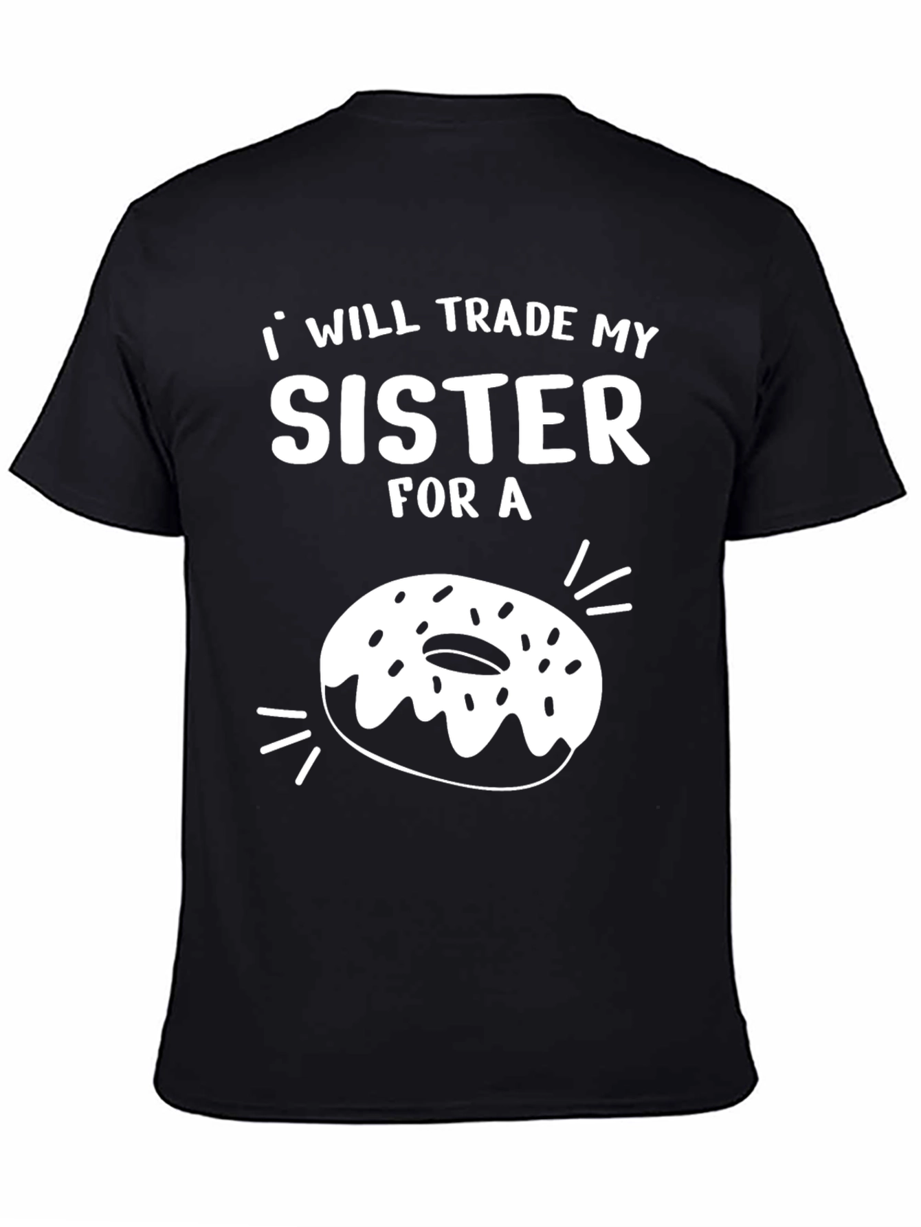 Sister Trade Funny Donut Graphic Tee