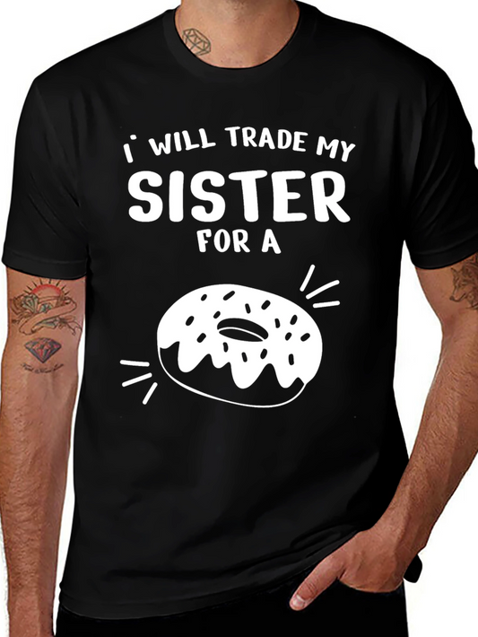 Sister Trade Funny Donut Graphic Tee