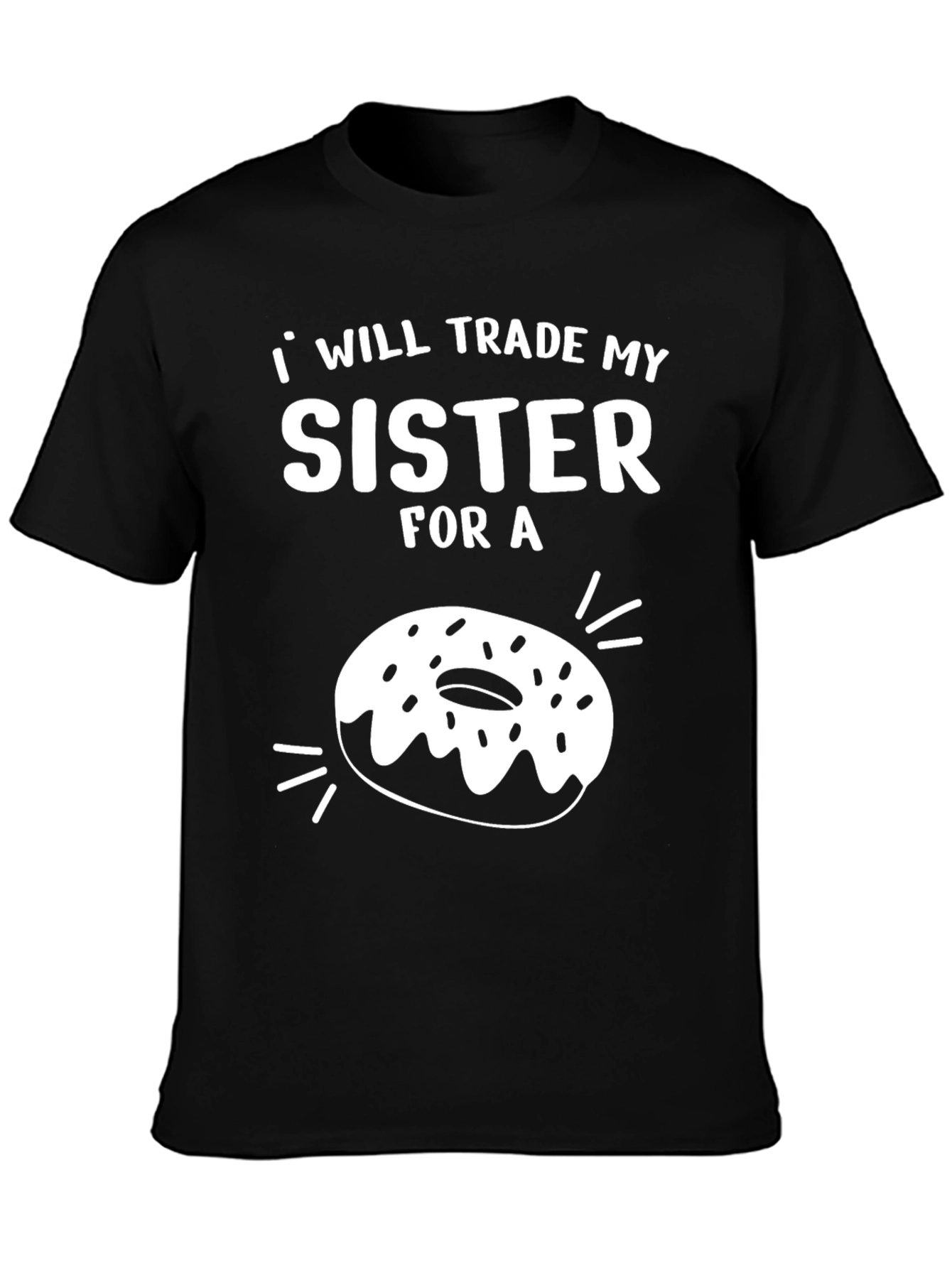 Sister Trade Funny Donut Graphic Tee