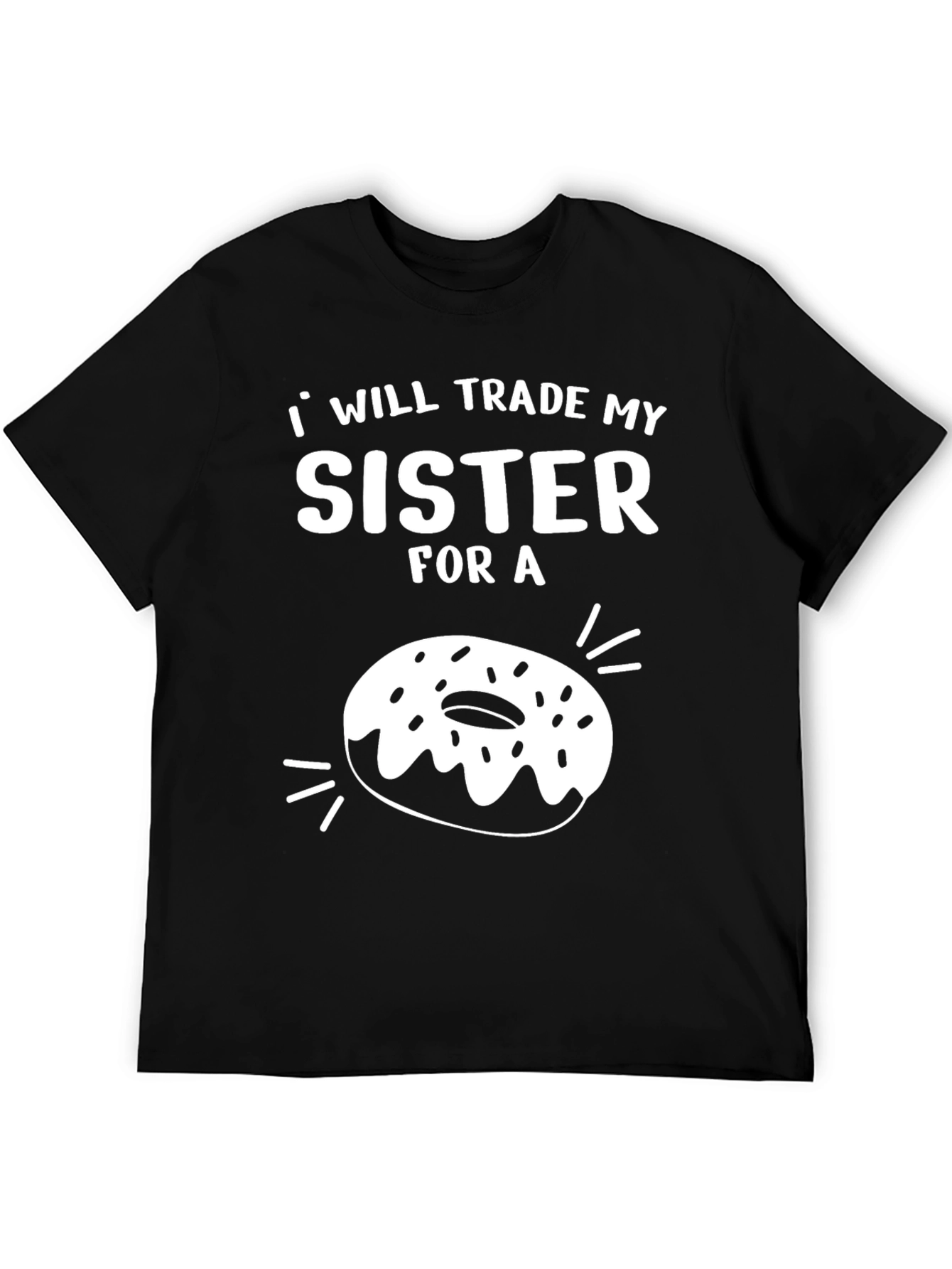 Sister Trade Funny Donut Graphic Tee