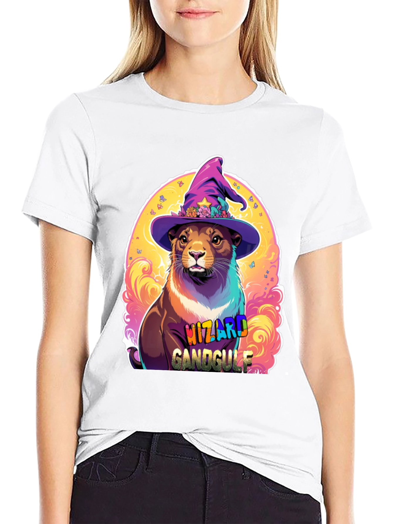 Wizard Gandgulf Otter Graphic Tee