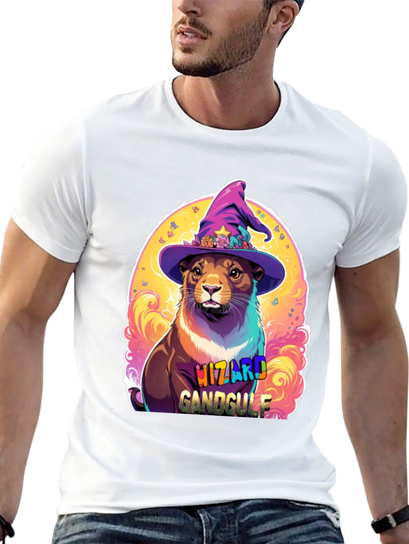 Wizard Gandgulf Otter Graphic Tee