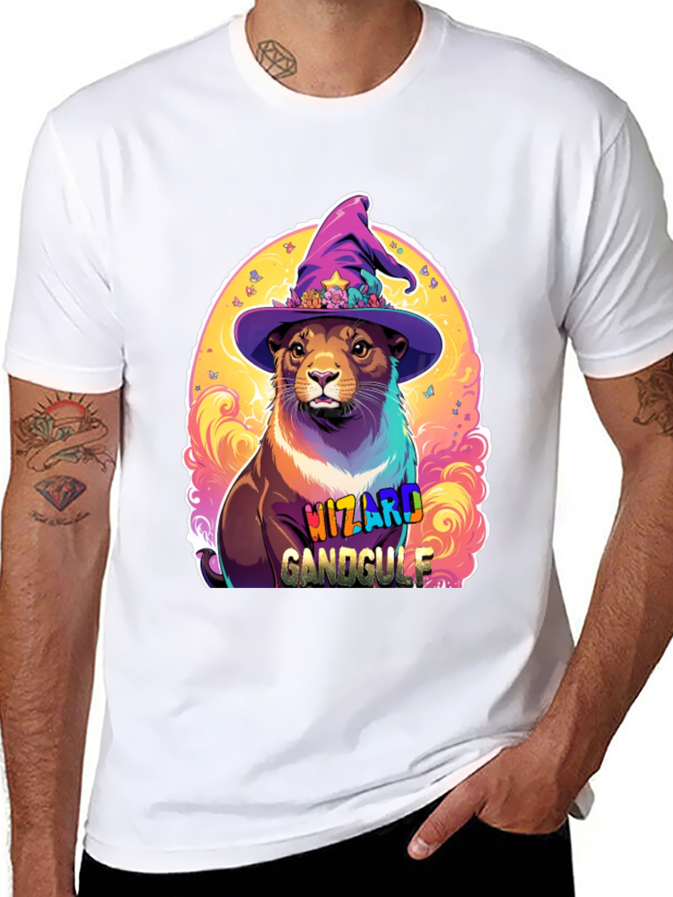 Wizard Gandgulf Otter Graphic Tee
