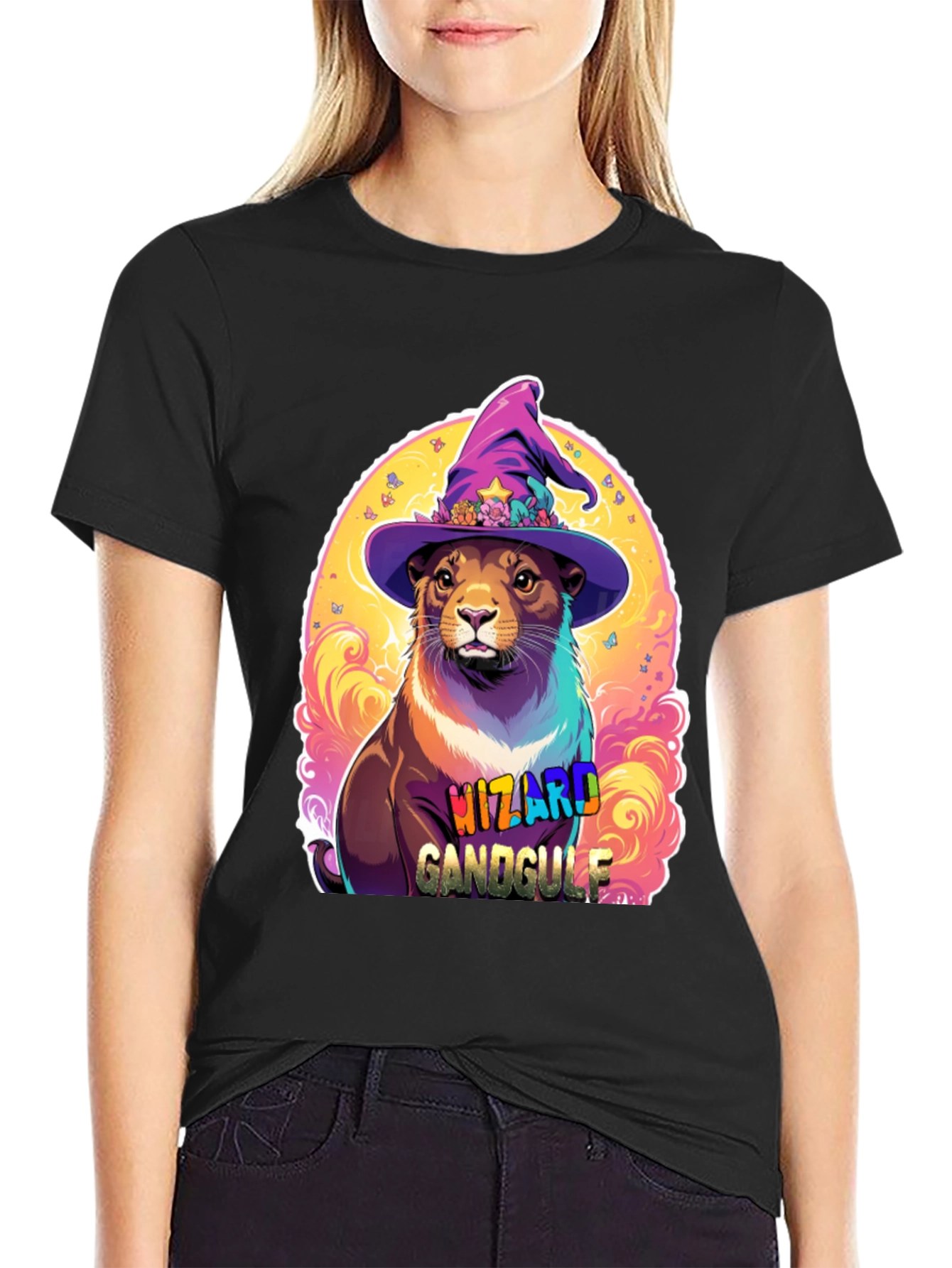 Wizard Gandgulf Otter Graphic Tee
