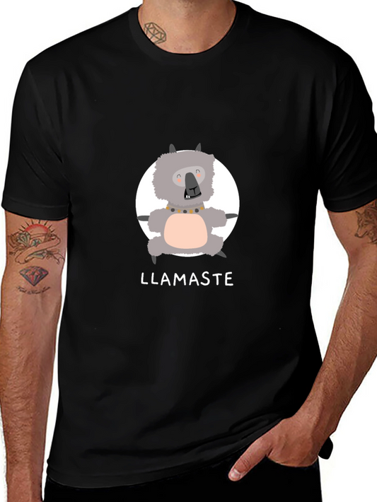 Llamaste Funny Llama Yoga T-Shirt