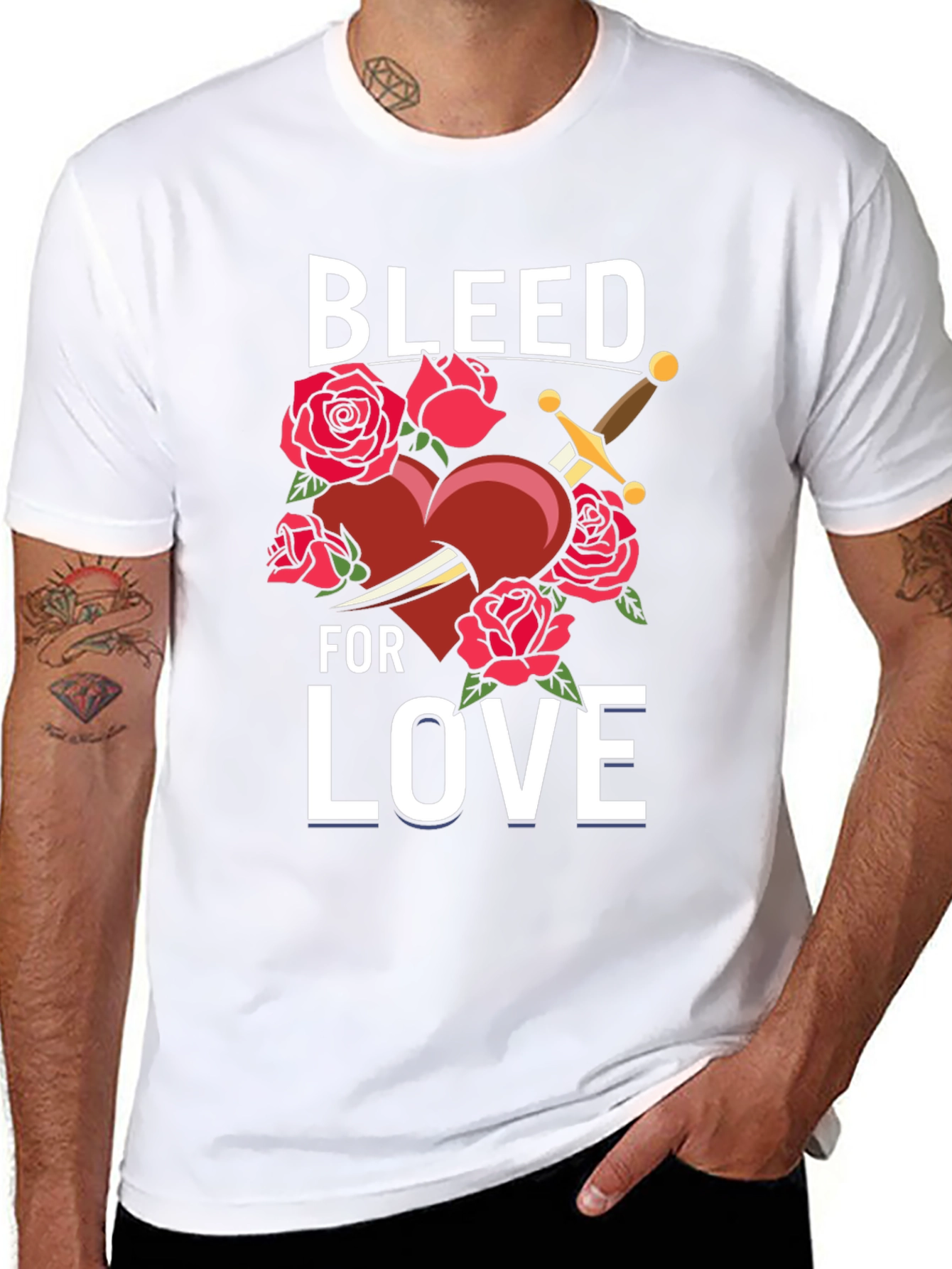 Bleed For Love Graphic T-Shirt