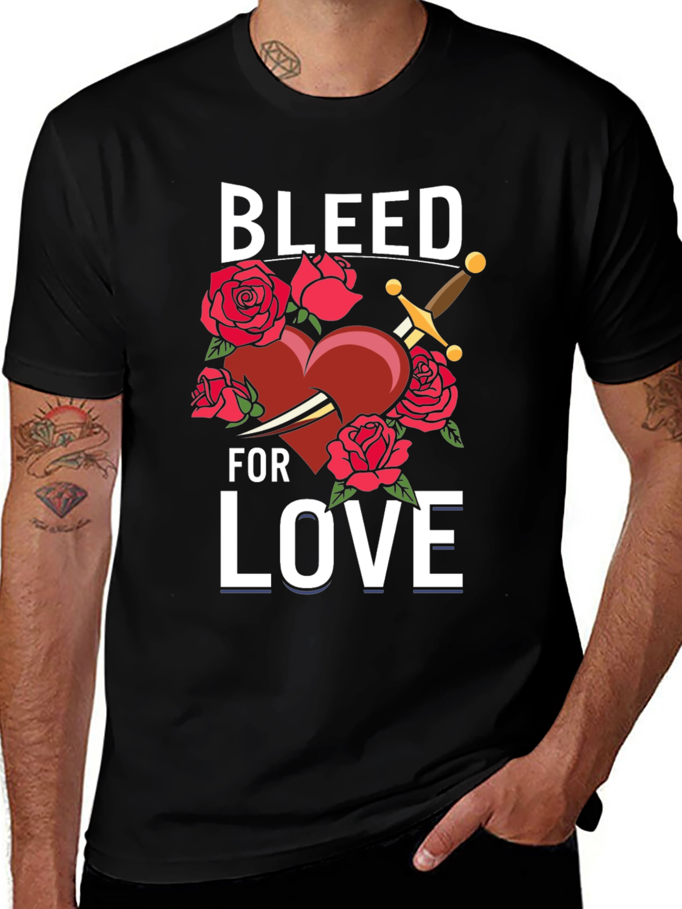 Bleed For Love Graphic T-Shirt