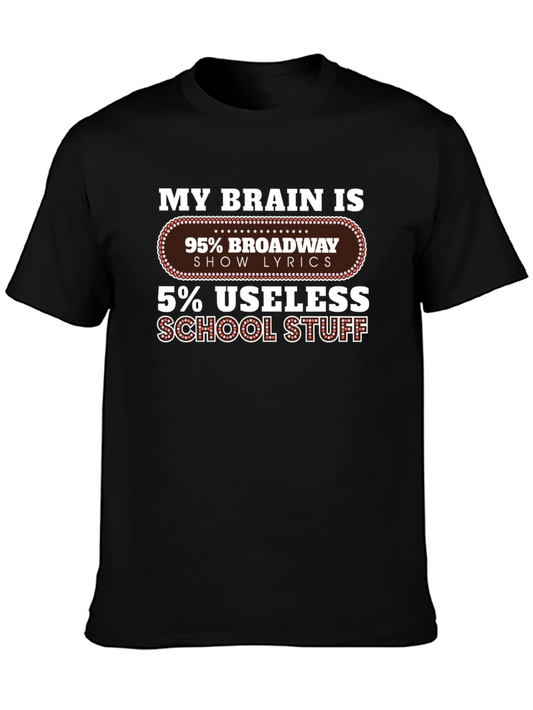 Broadway Lyrics T-Shirt - Show Tune Lovers Tee