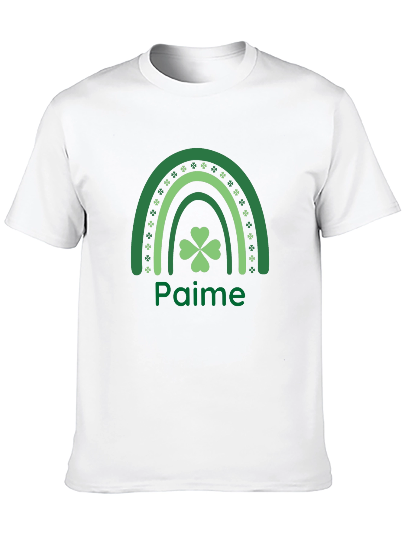 St. Patricks Day Rainbow Clover Tee