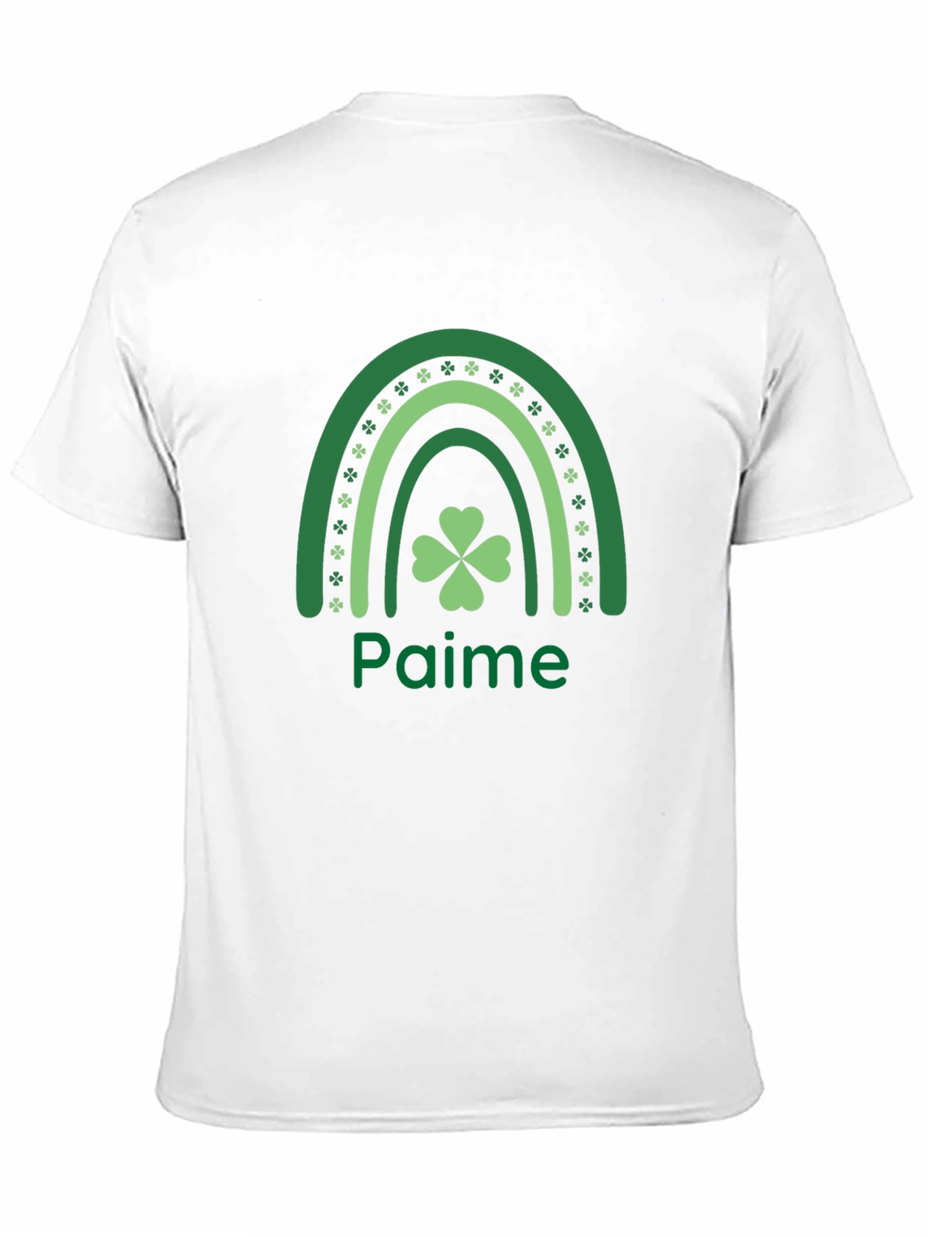 St. Patricks Day Rainbow Clover Tee