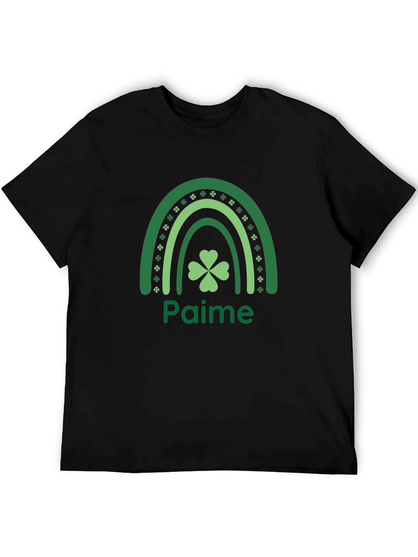 St. Patricks Day Rainbow Clover Tee