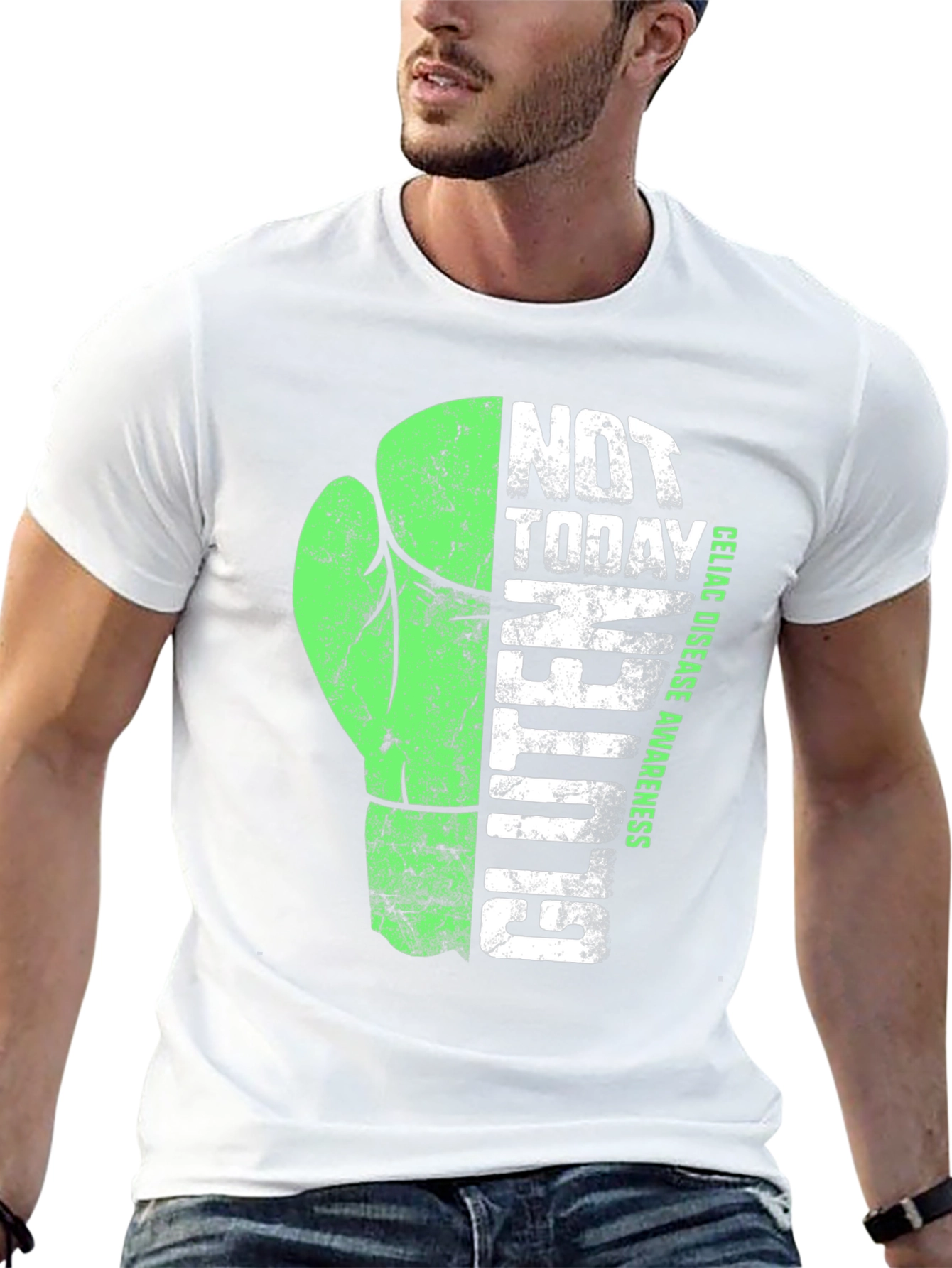 Not Today Gluten Awareness Graphic T-Shirt