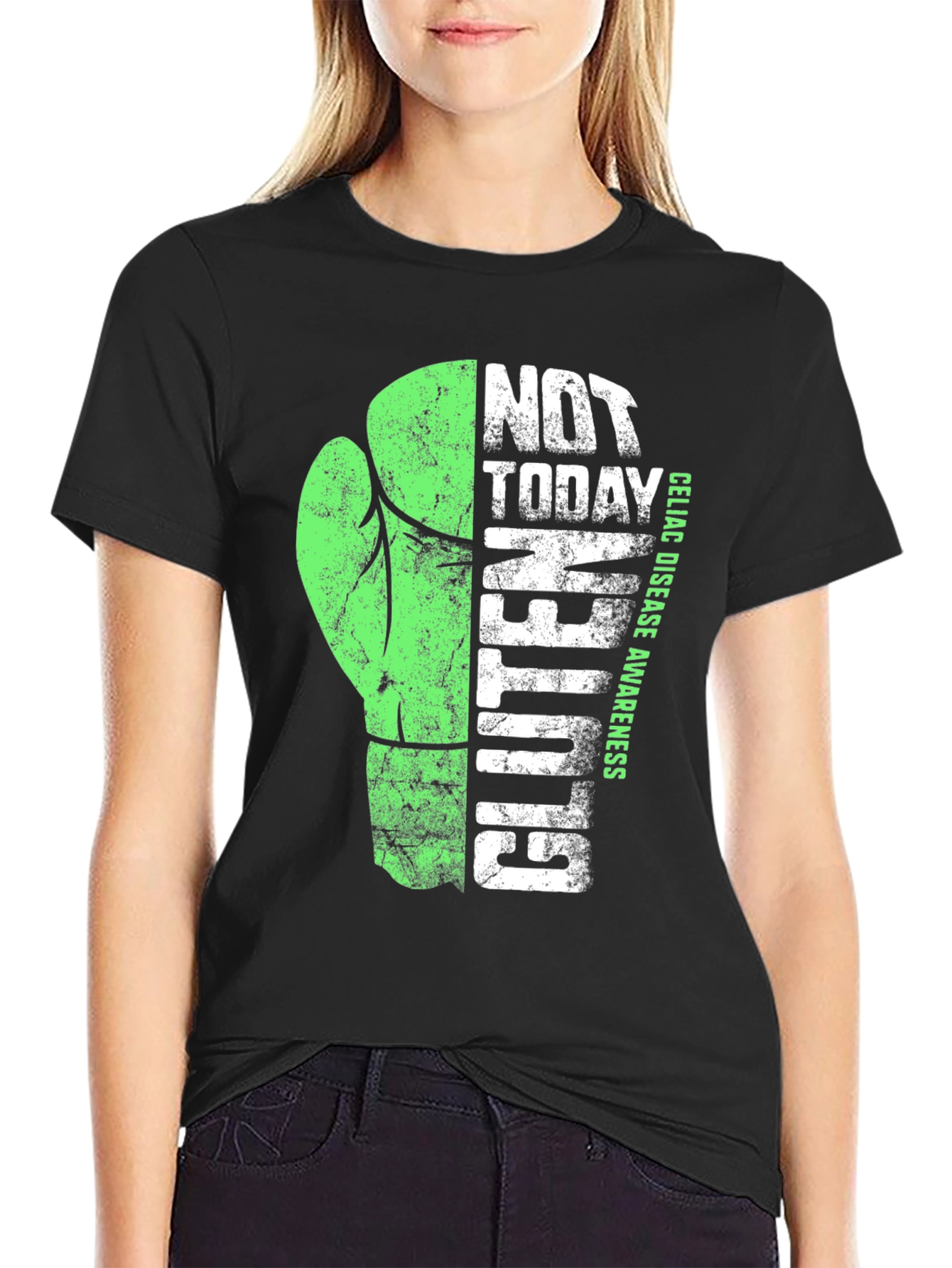 Not Today Gluten Awareness Graphic T-Shirt