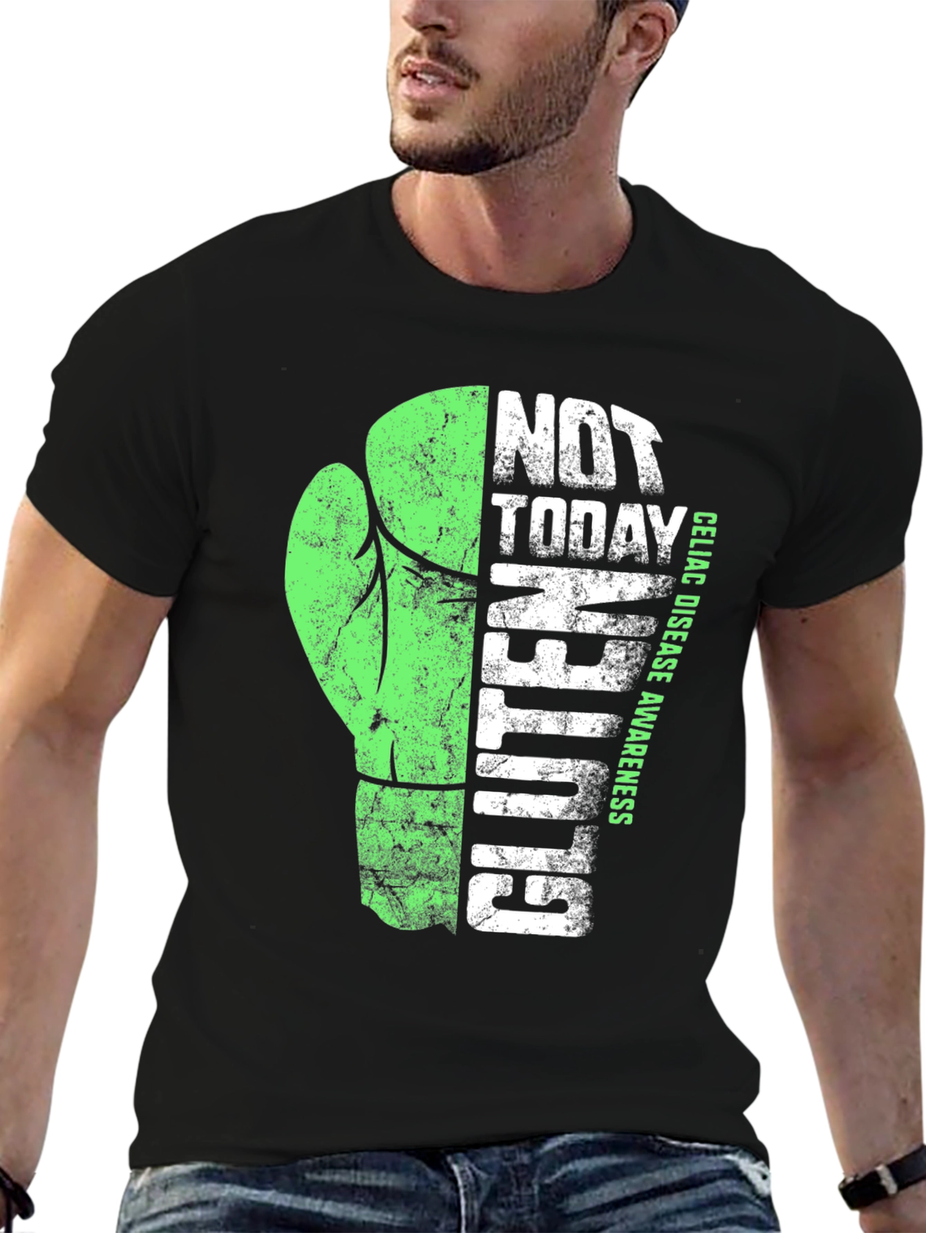 Not Today Gluten Awareness Graphic T-Shirt