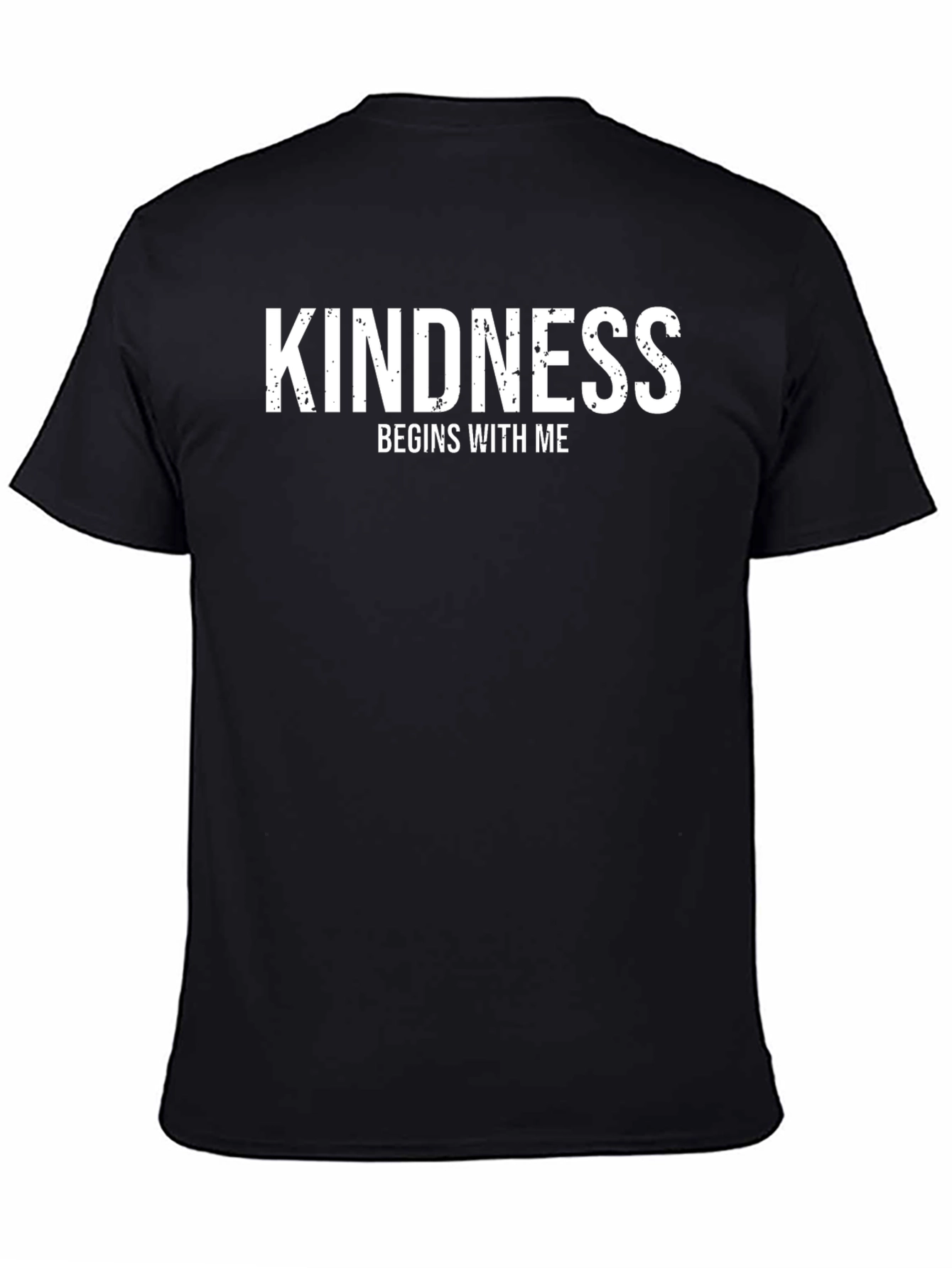 Kindness Begins With Me Black T-Shirt