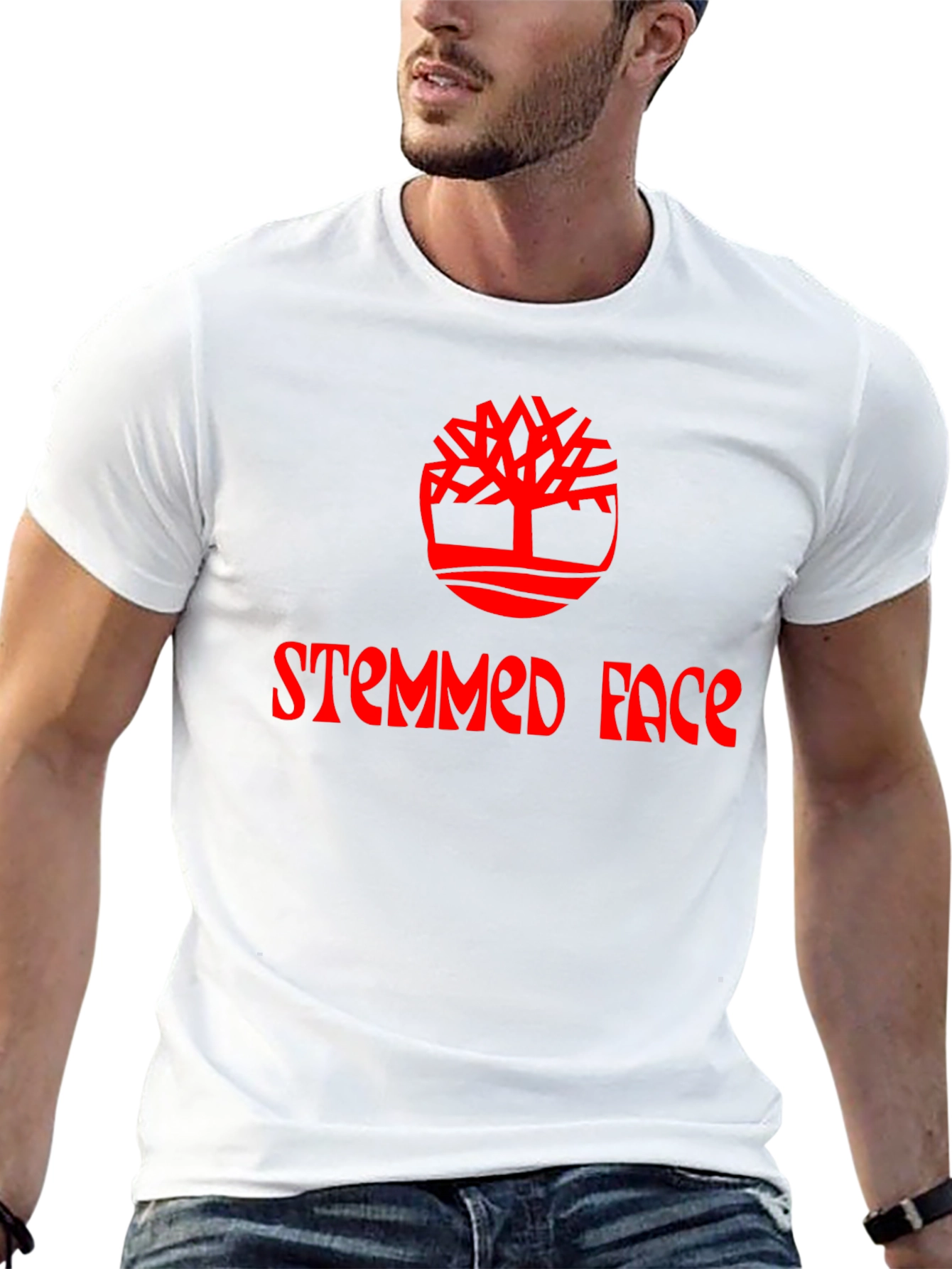 Statement T-Shirt - Stemmed Face Design