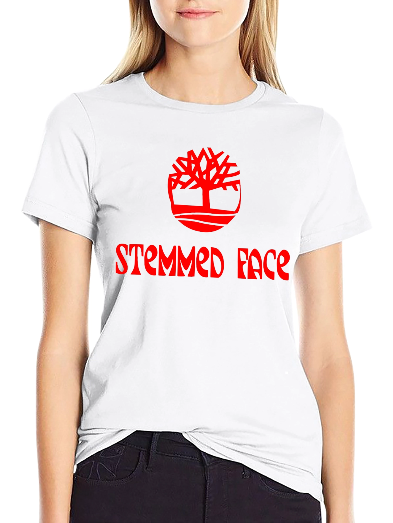 Statement T-Shirt - Stemmed Face Design
