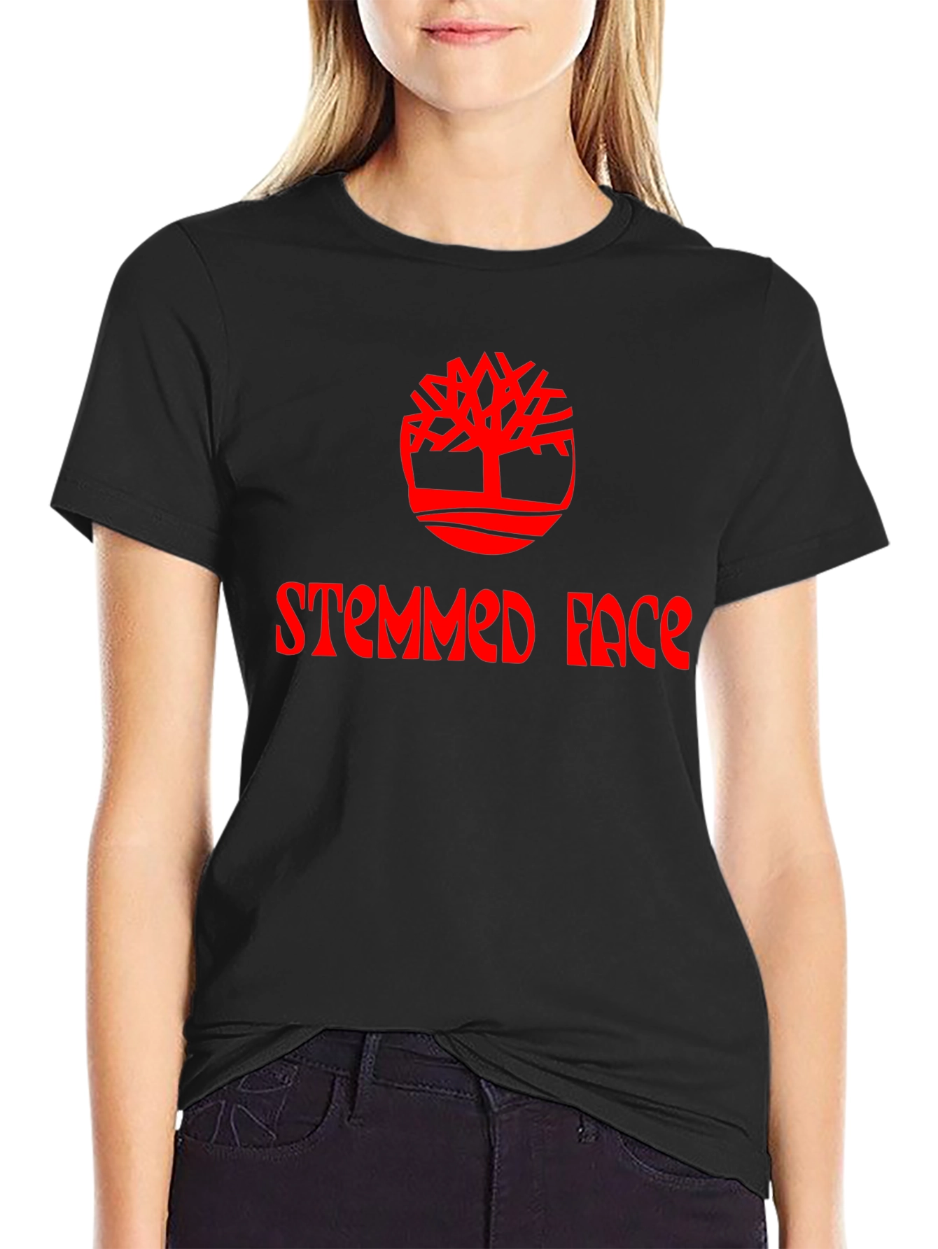 Statement T-Shirt - Stemmed Face Design