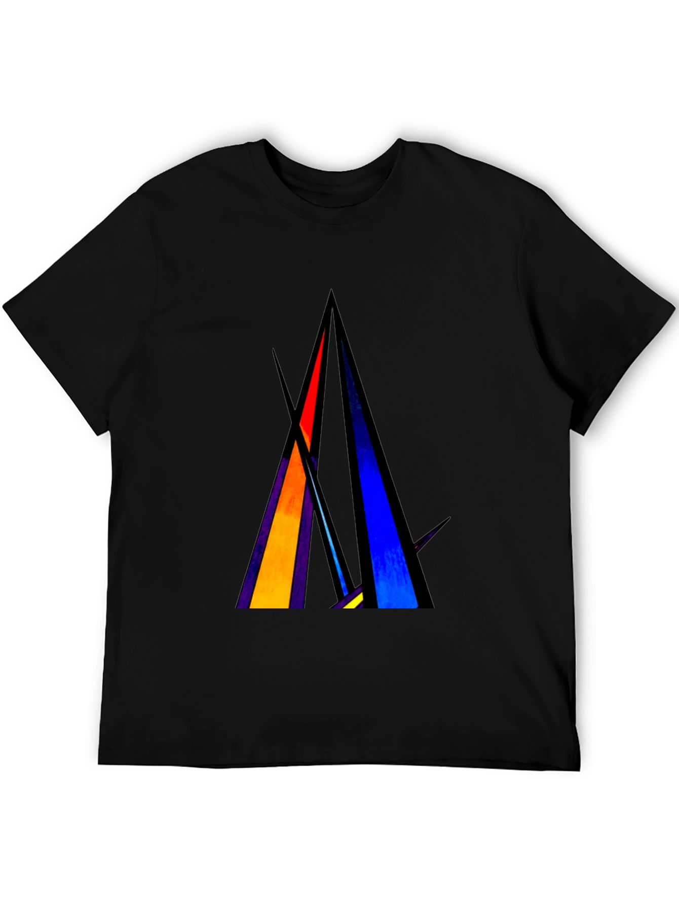 Abstract Geometric T-Shirt - Modern Art Tee