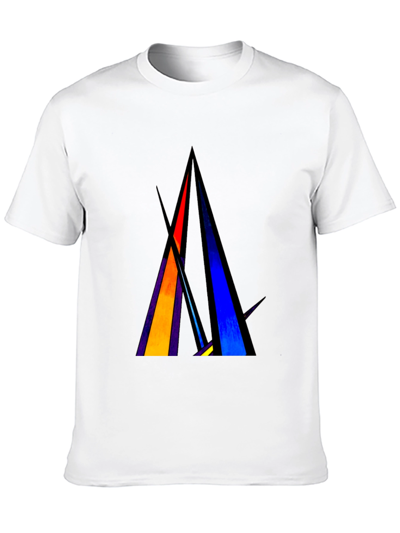 Abstract Geometric T-Shirt - Modern Art Tee