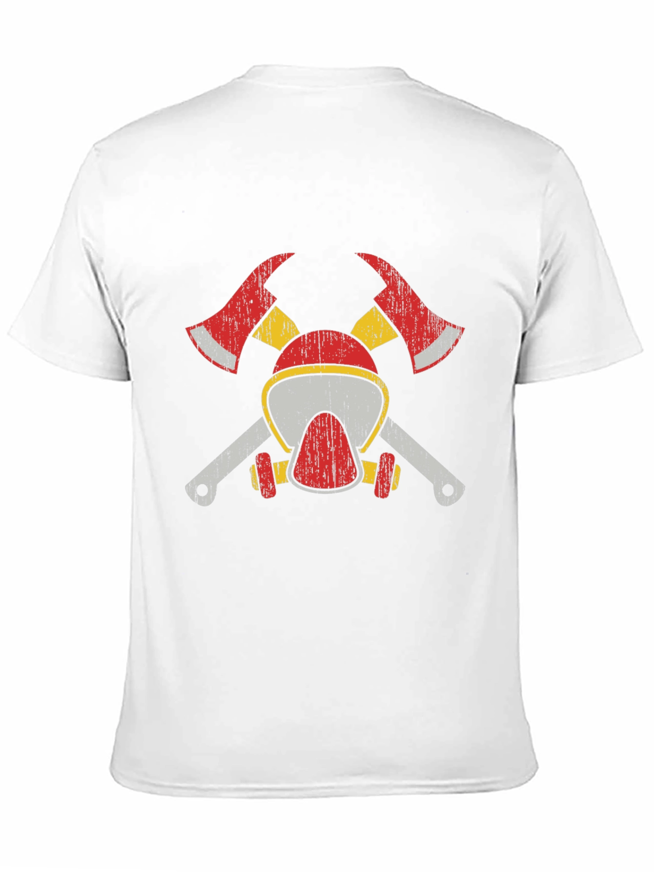 Firefighter Axe & Helmet Graphic Tee