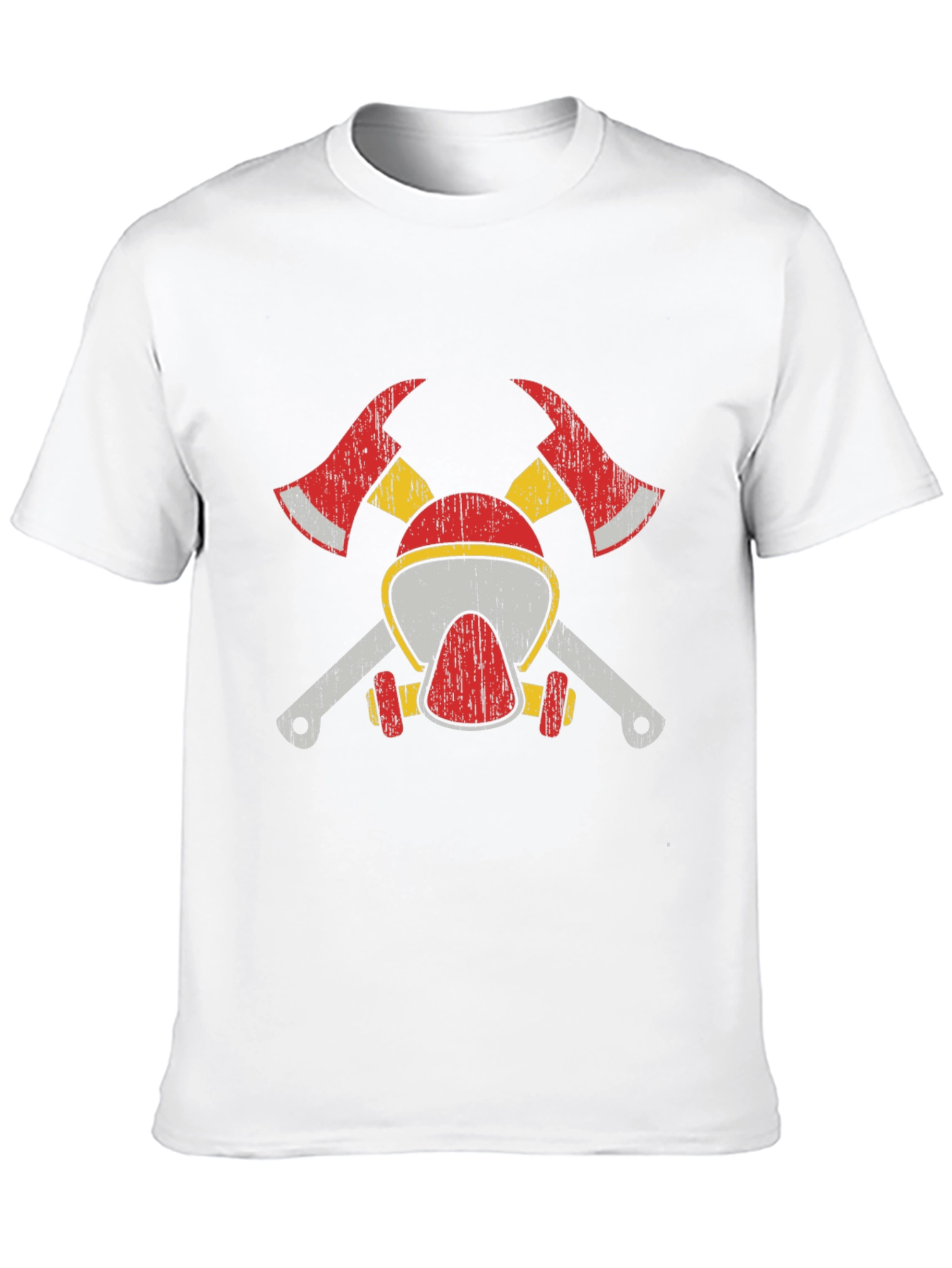 Firefighter Axe & Helmet Graphic Tee