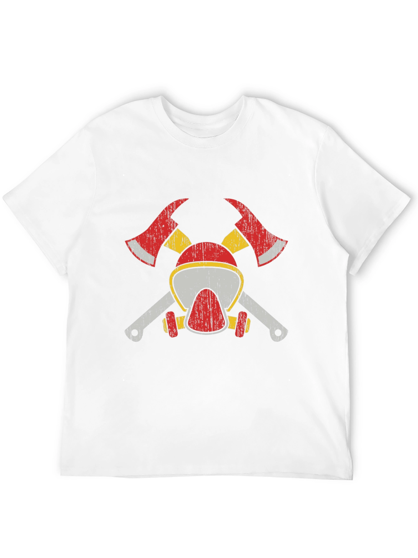 Firefighter Axe & Helmet Graphic Tee