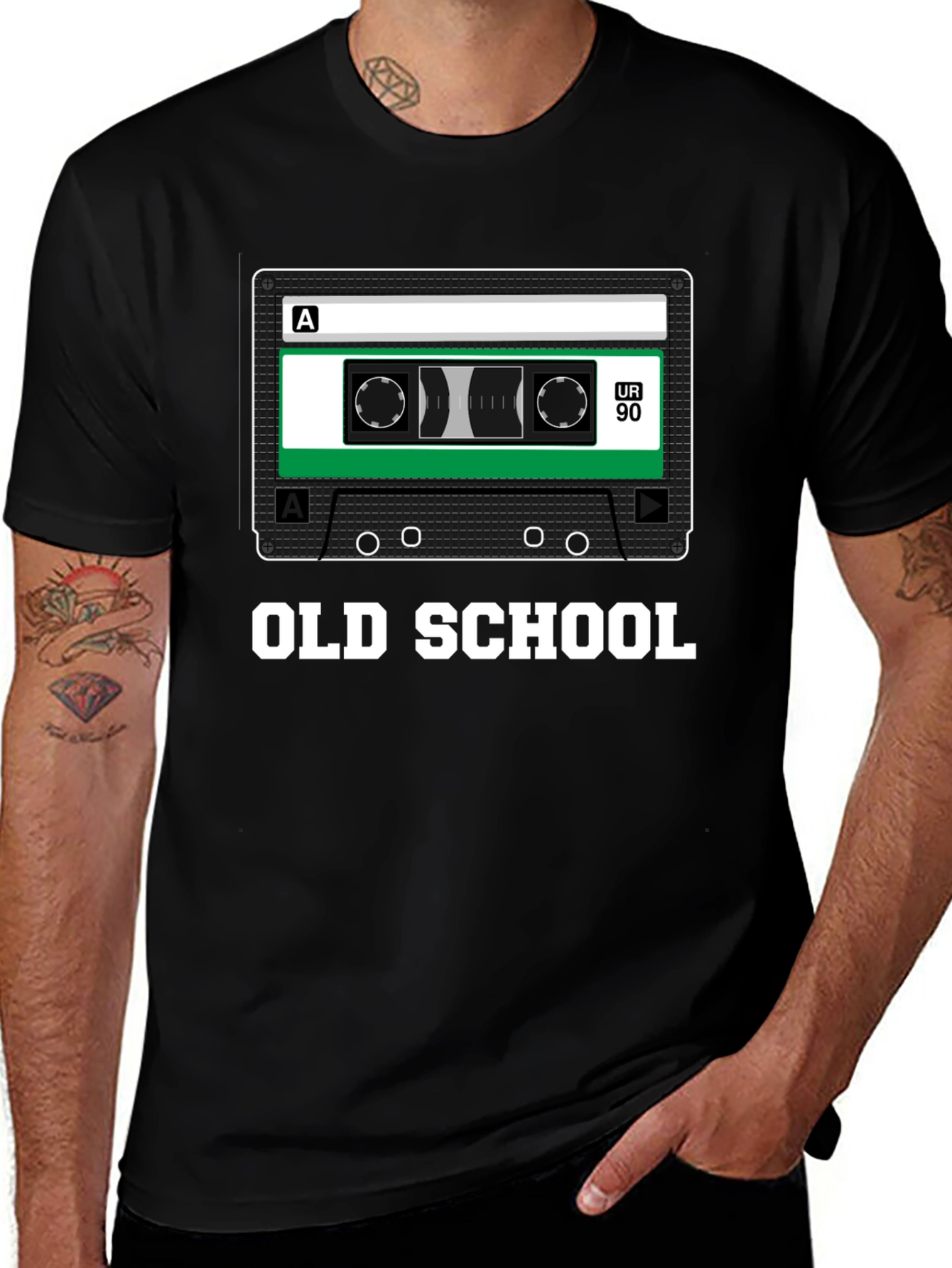 Old School Cassette Tape Graphic T-Shirt