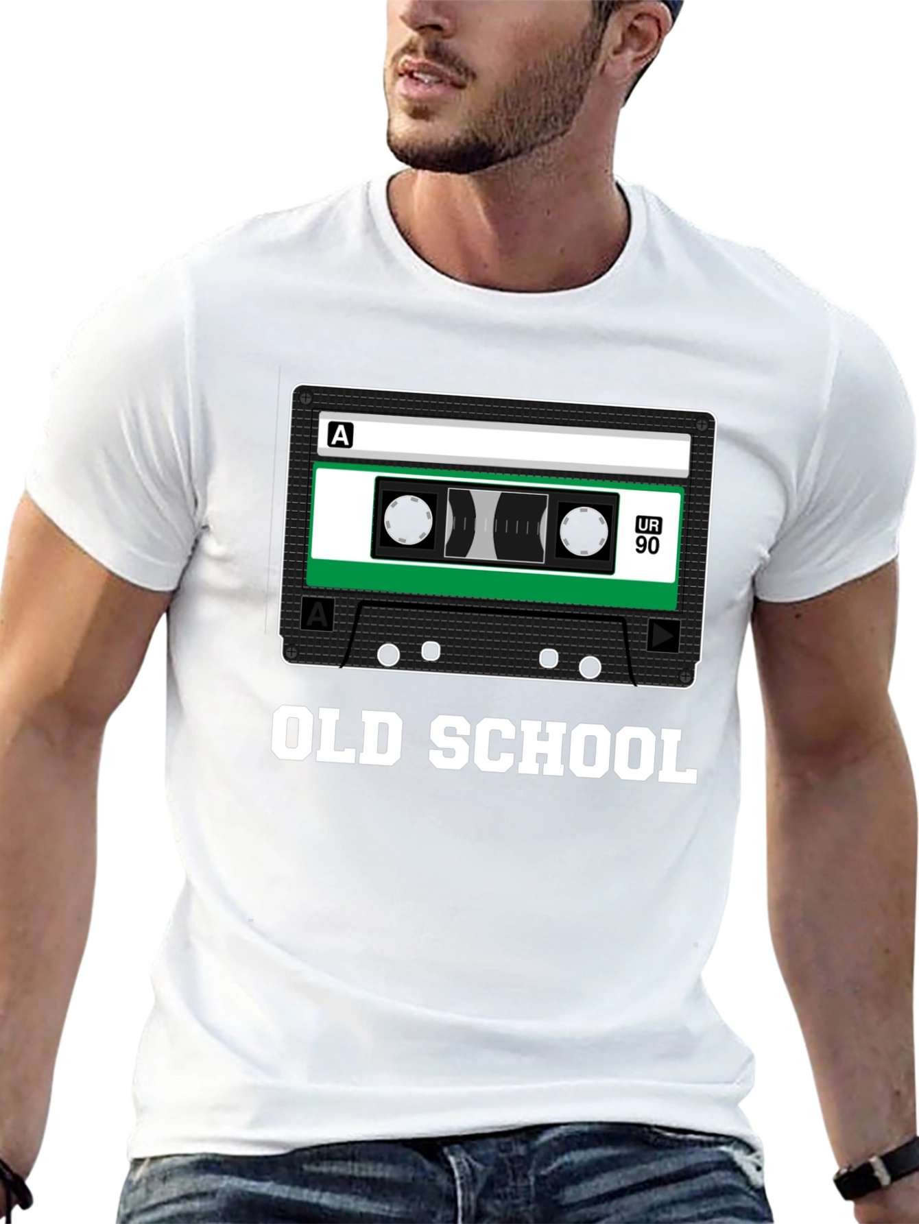 Old School Cassette Tape Graphic T-Shirt
