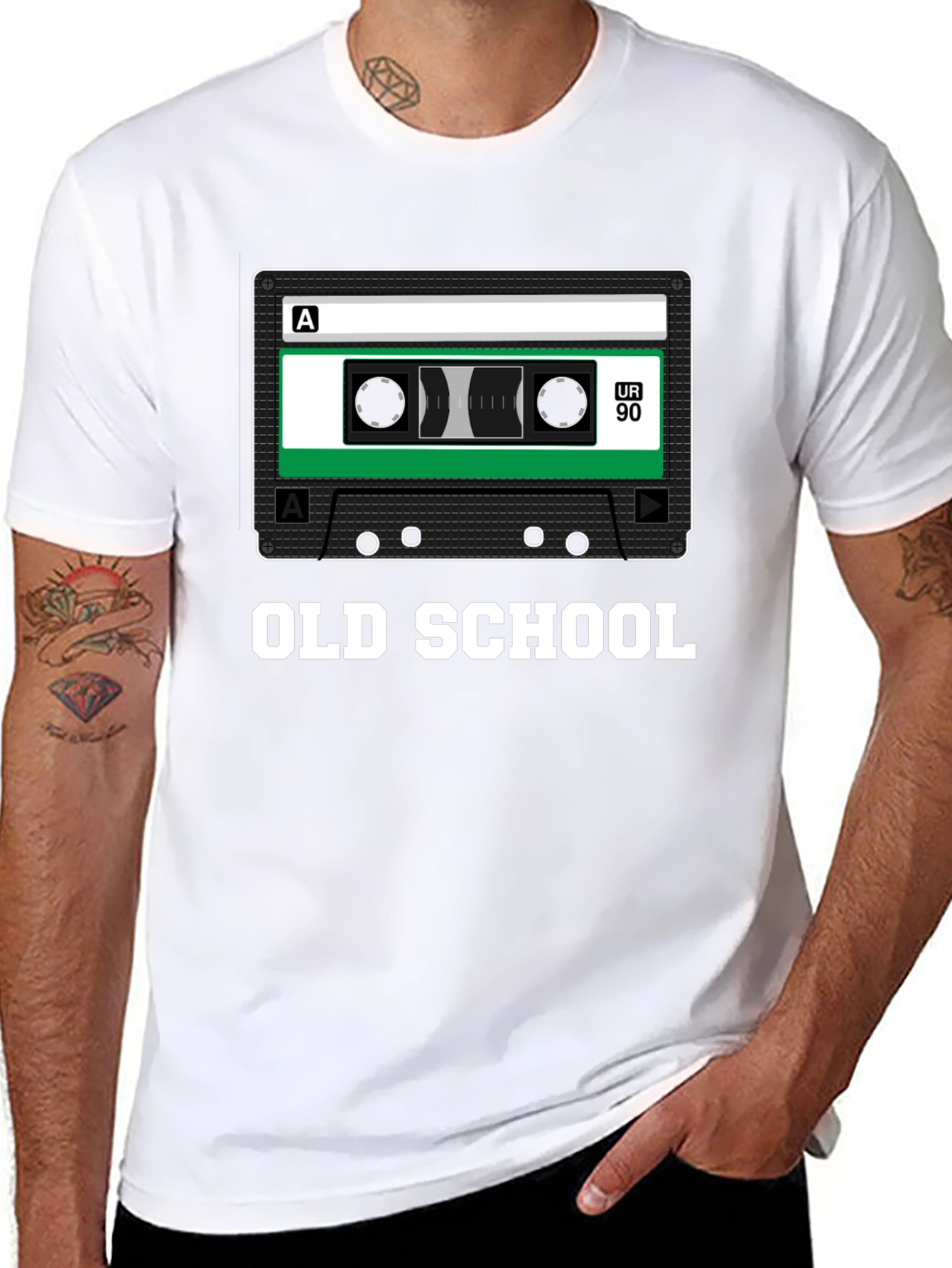Old School Cassette Tape Graphic T-Shirt