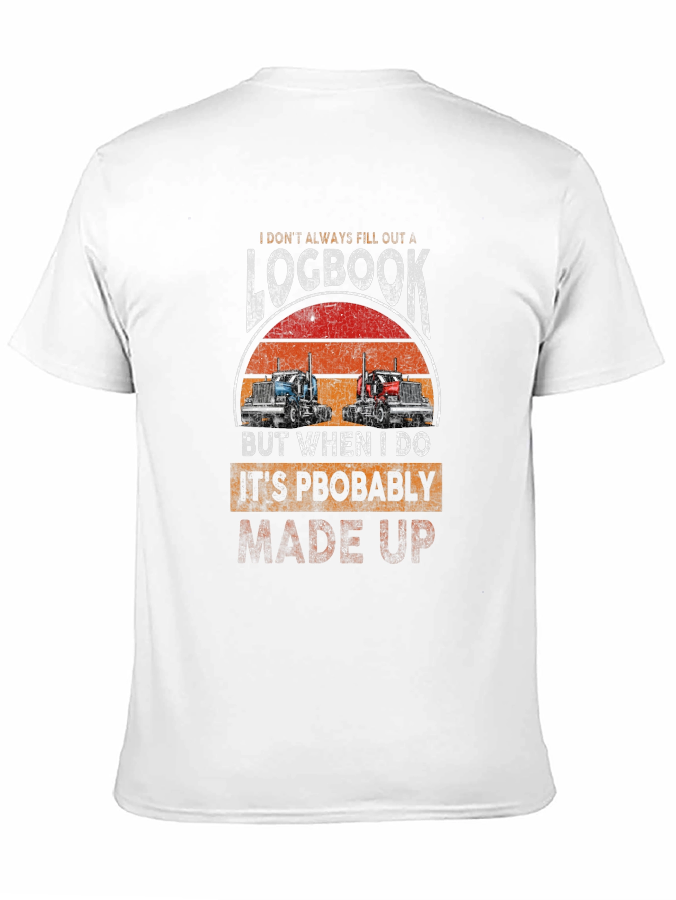 Trucker Logbook Graphic T-Shirt