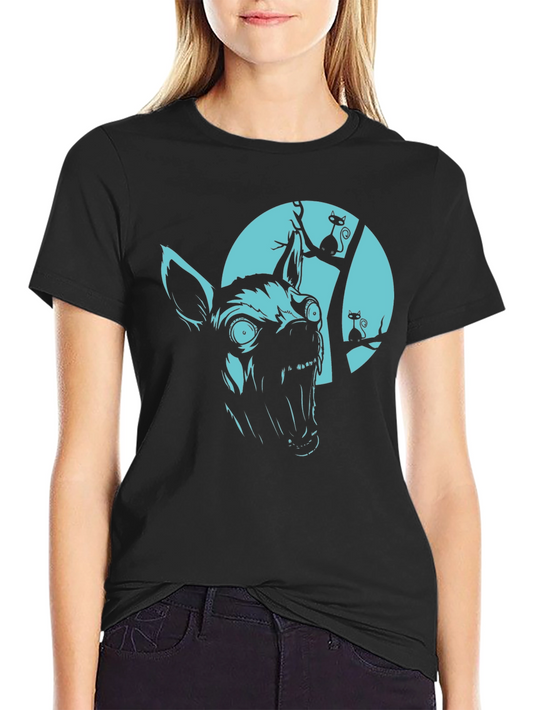 Mens Halloween Dog & Cat Graphic Tee