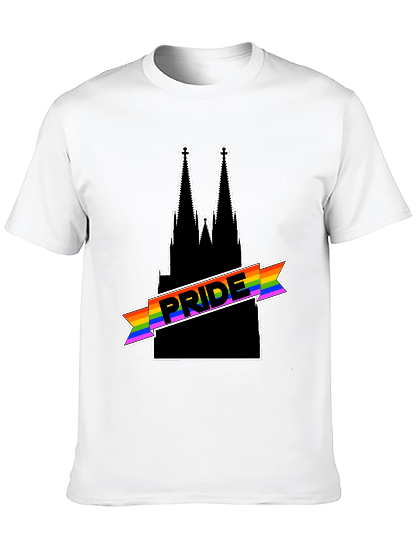 Pride Cologne Cathedral T-Shirt - Black