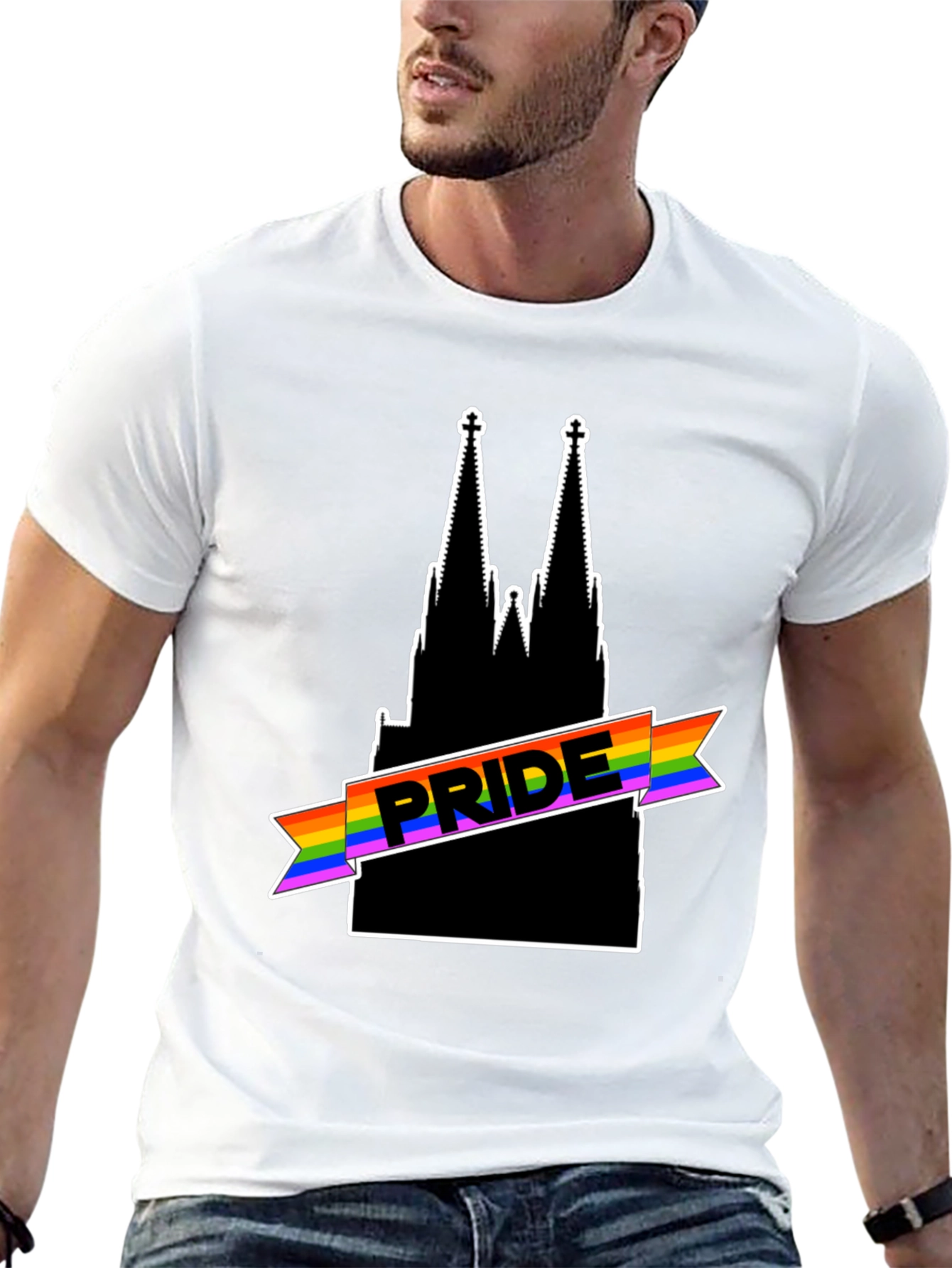 Pride Cologne Cathedral T-Shirt - Black
